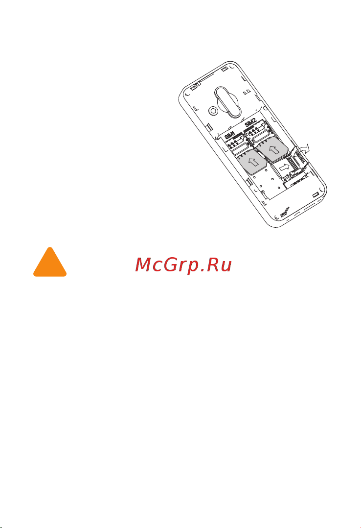 Irbis SF05 [8/32] Установка sim карты