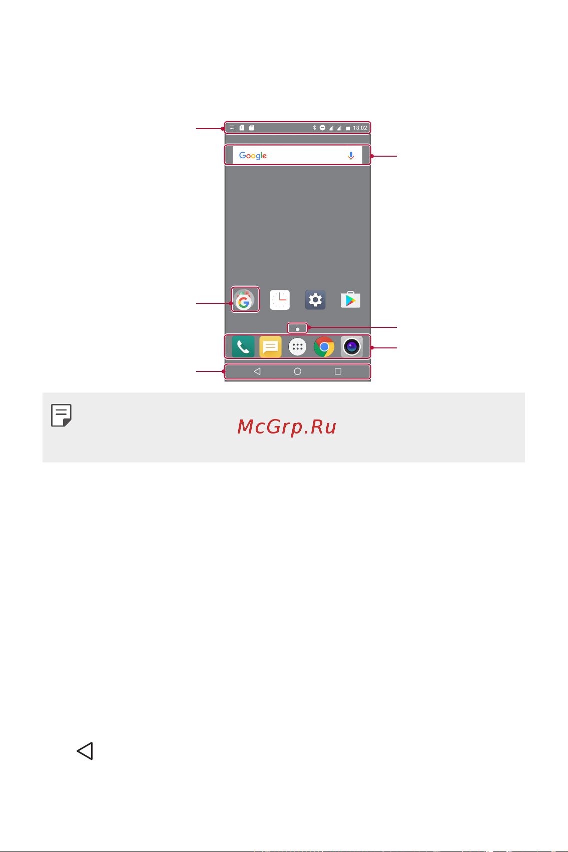 LG K8 (2017) X240 [202/428] Басты экранның орналасуы