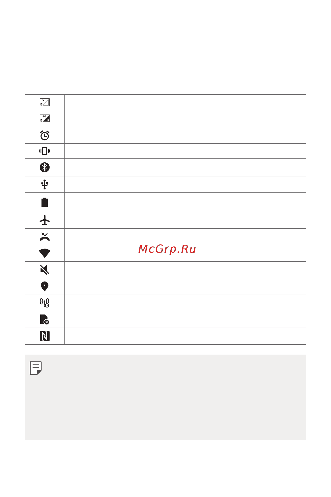 LG Q6+ M700AN [182/687] Піктограми стану