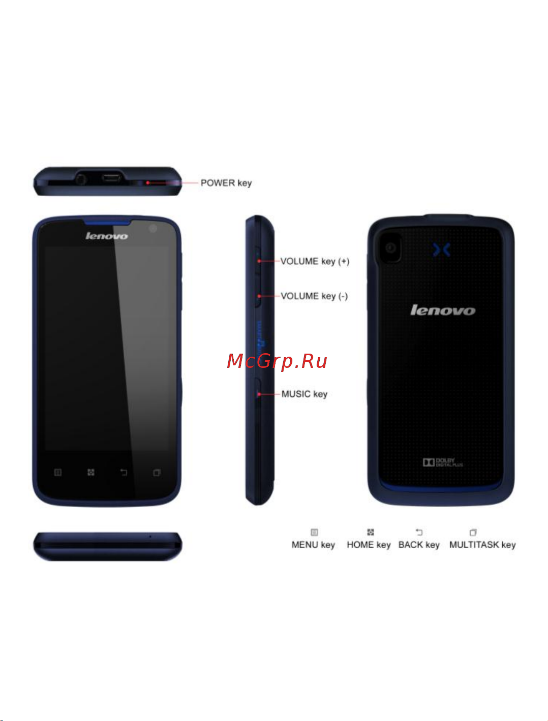 Lenovo S560 [5/40] Port assignment and button layout