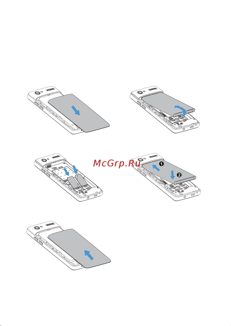 Philips Xenium E570 [25/59] Lnseraţi cartela sim şi încărcaţi bateria