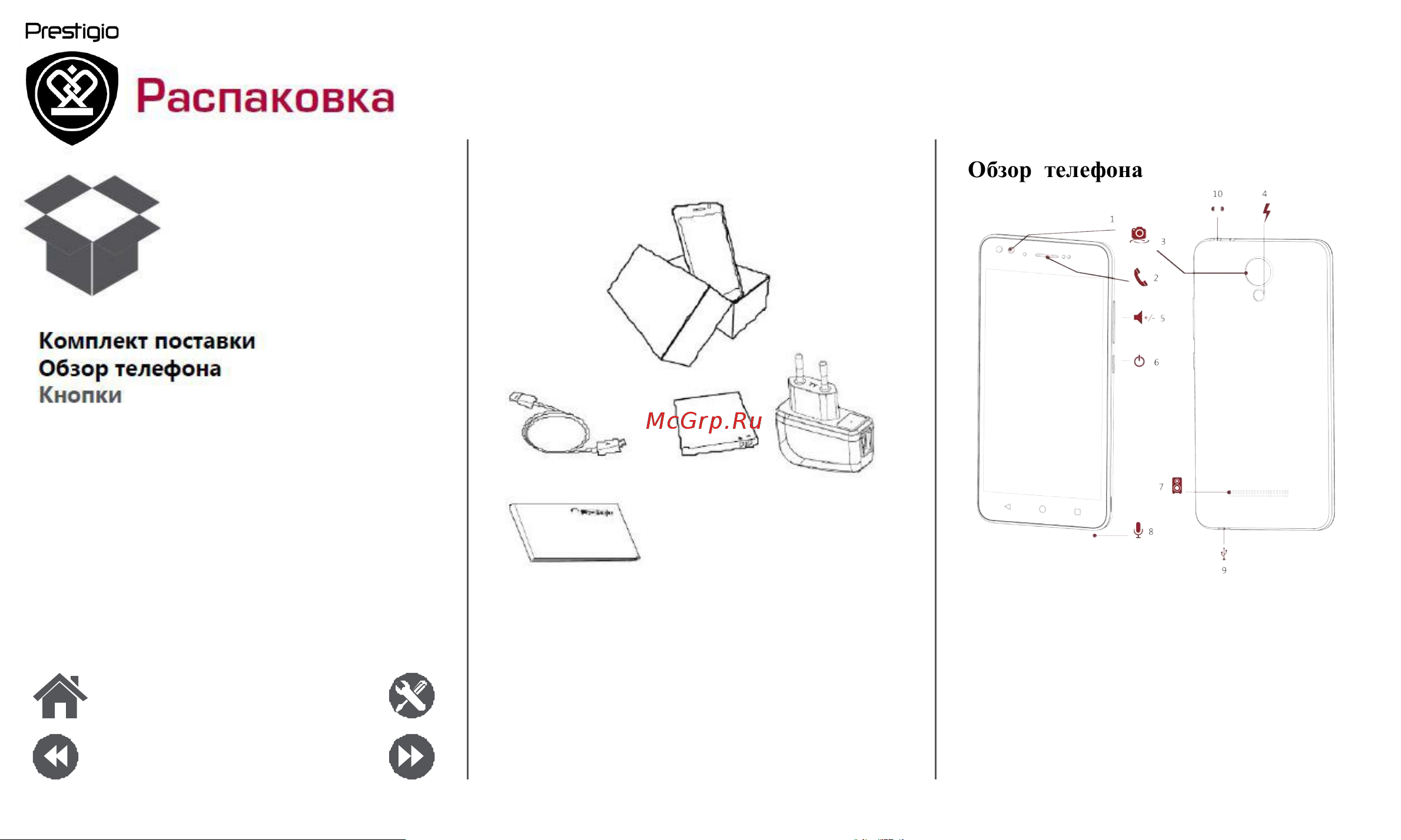 Prestigio Muze KX5 (PSP5519) [2/39] Распаковка