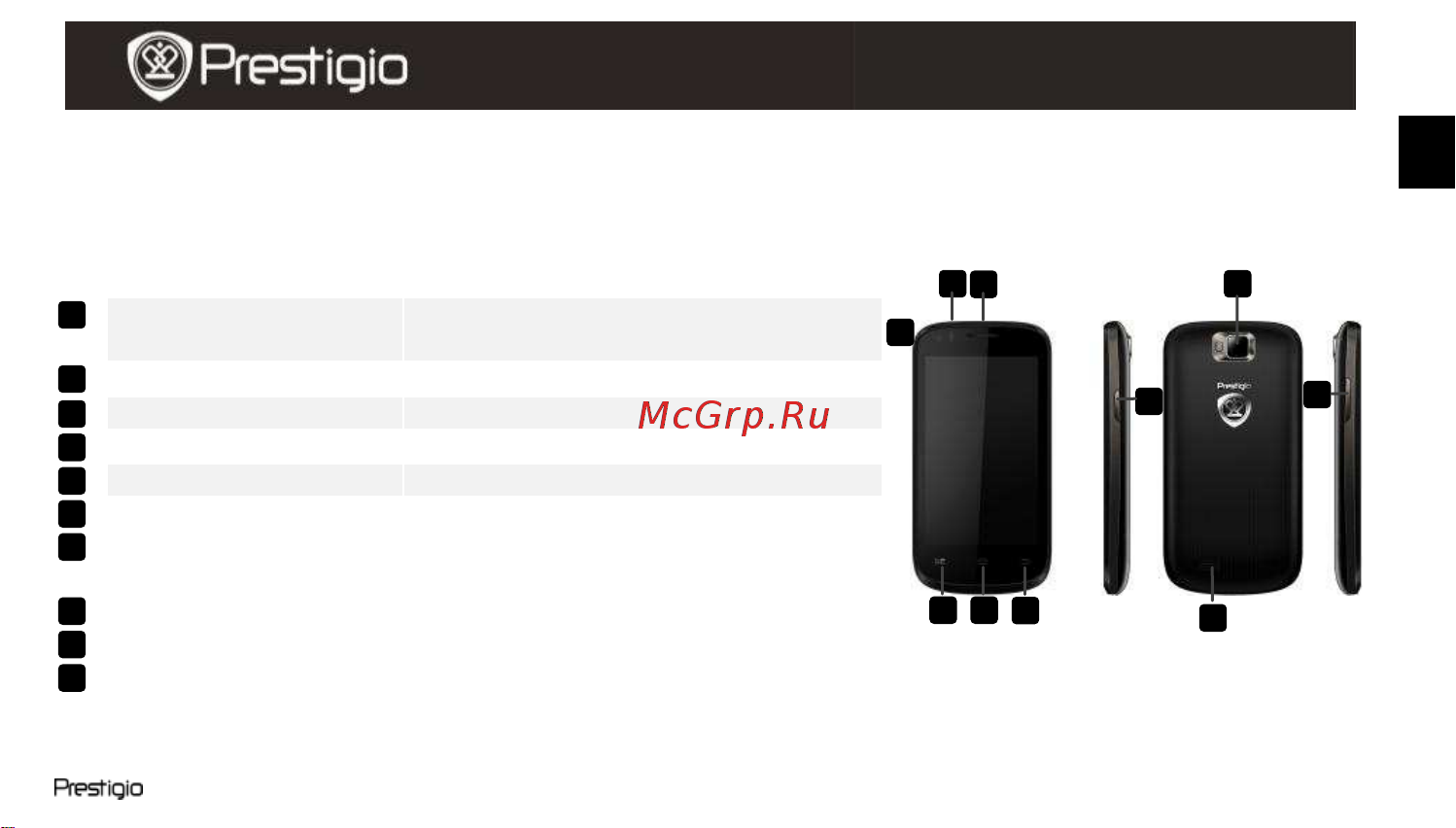 Prestigio MultiPhone 4055 DUO (PAP4055 DUO) Руководство по эксплуатации онлайн