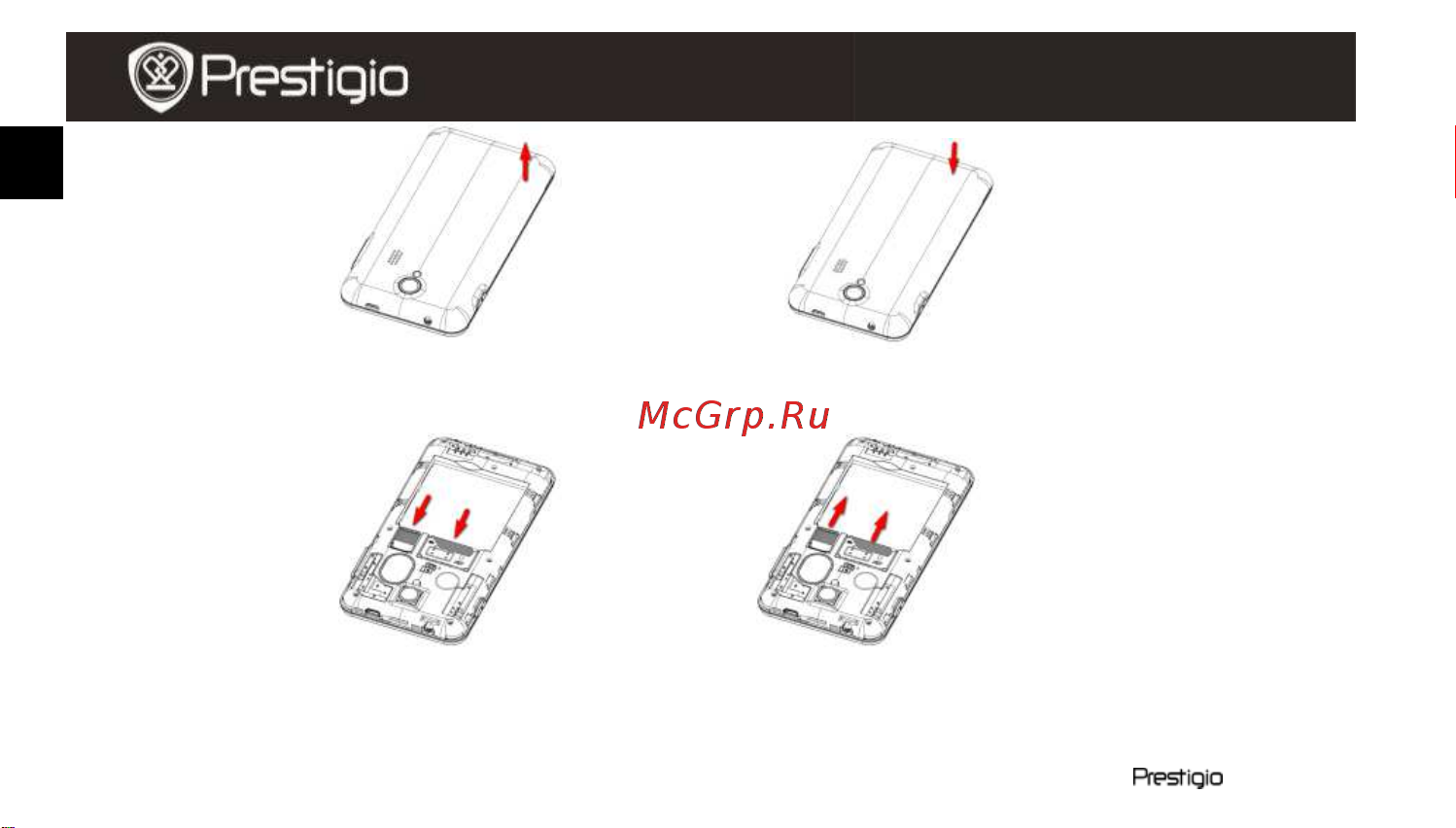 Prestigio MultiPhone 4322 DUO (PAP4322 DUO) Руководство по эксплуатации онлайн [2/4] 738946