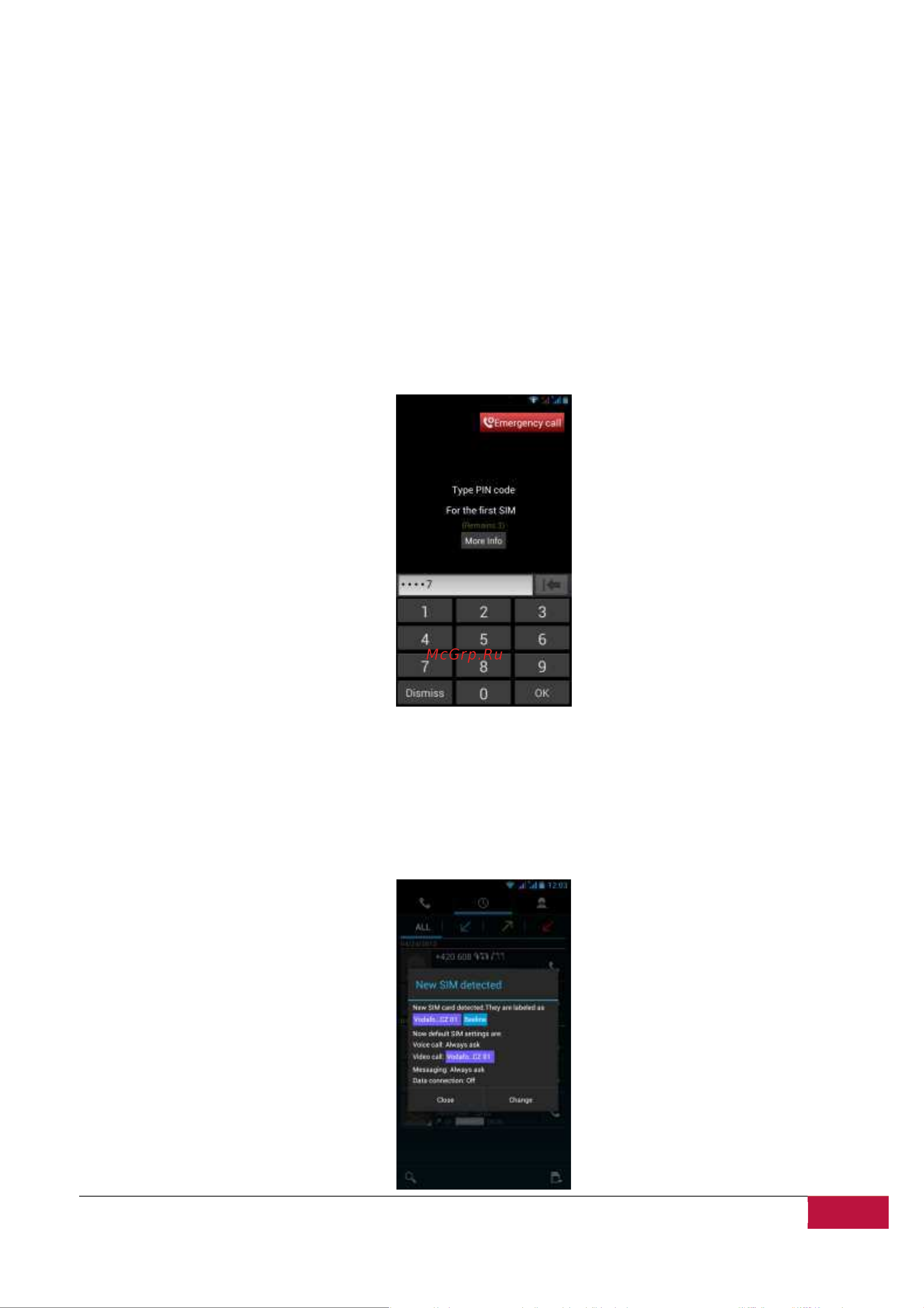 Prestigio MultiPhone 4500 DUO (PAP4500 DUO) Руководство по эксплуатации онлайн [12/69] 738947
