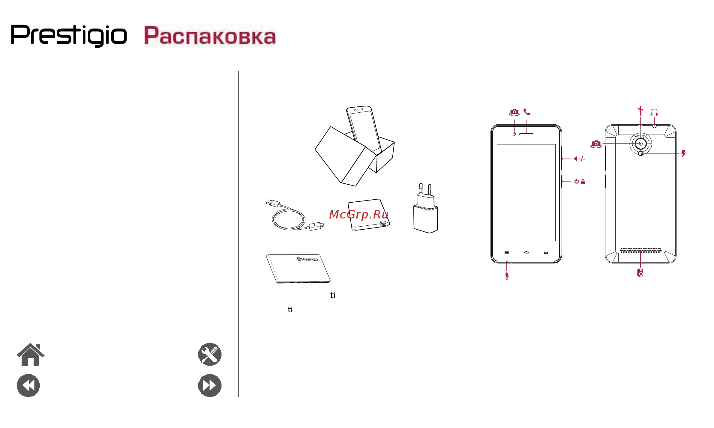 Prestigio WIZE YA3 (PSP3416DUO) [2/39] Распаковка