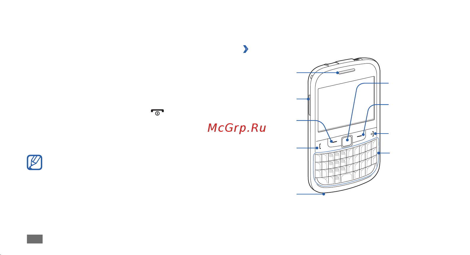 Samsung GT-S3350 Chat 335 [16/88] Начало работы