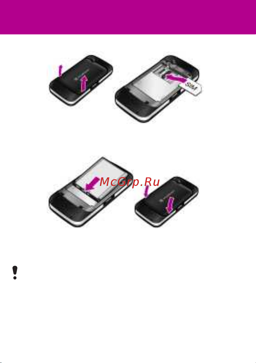 SONY-ERICSSON F305 [3/42] Подготовка телефона к работе