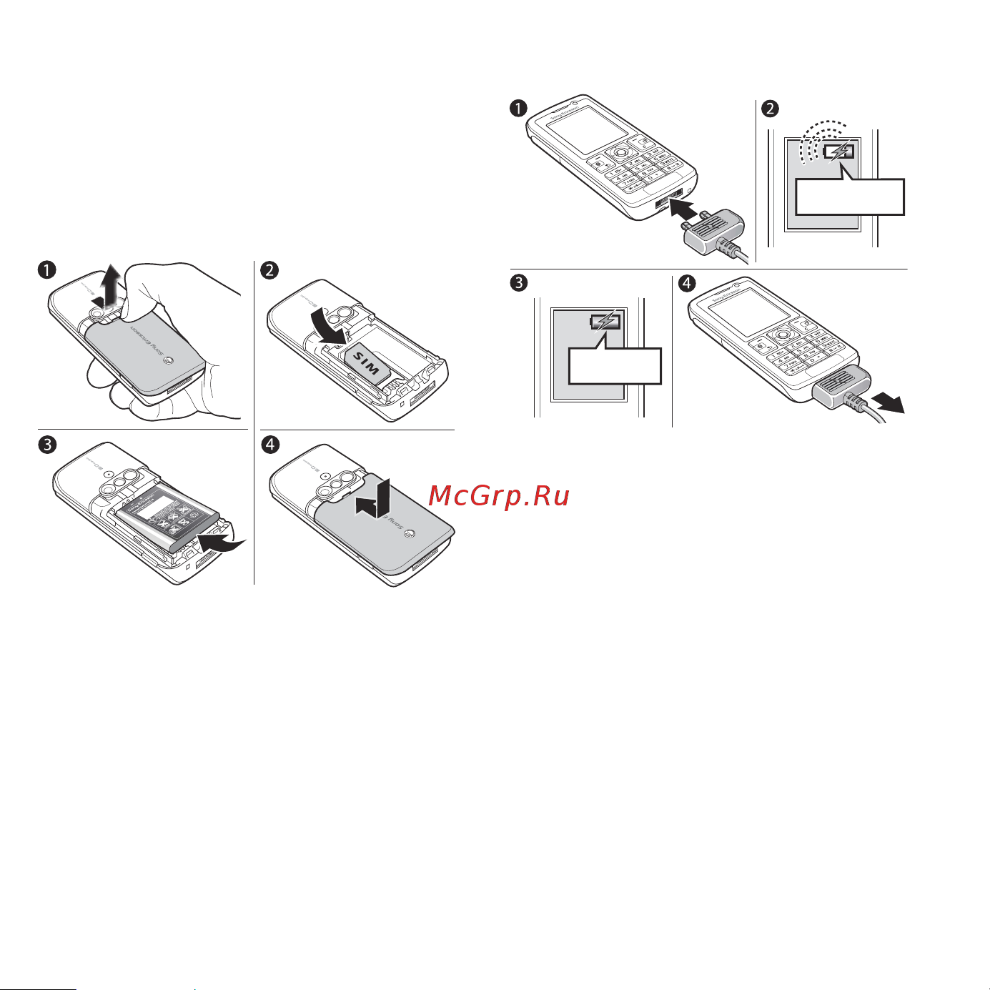 SONY-ERICSSON K610i [6/120] Sim карта и аккумулятор