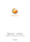 SONY-ERICSSON Xperia active_ST17a(i) Руководство по эксплуатации
