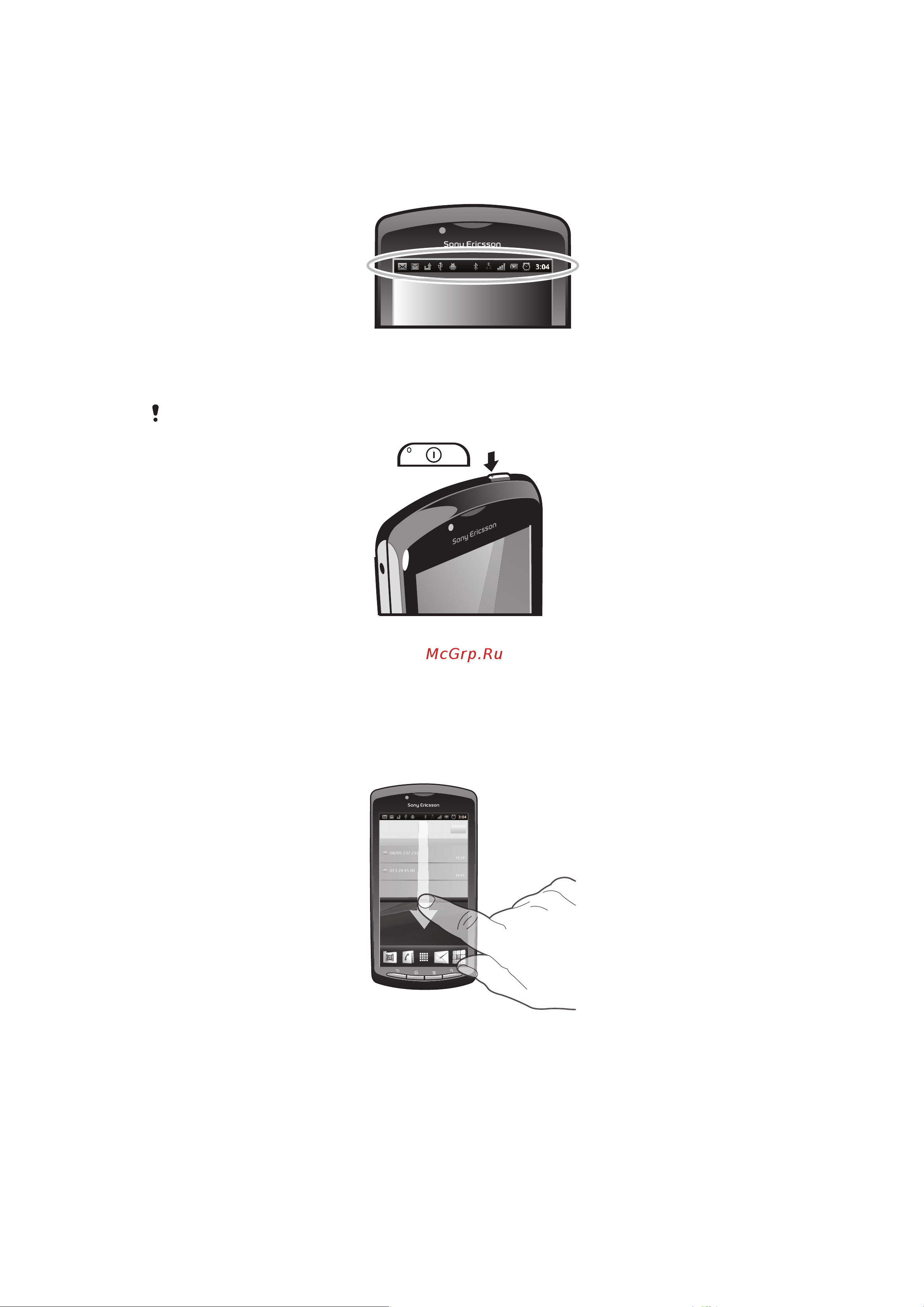 SONY-ERICSSON Xperia PLAY_R800a(i) [18/106] Состояния и уведомления