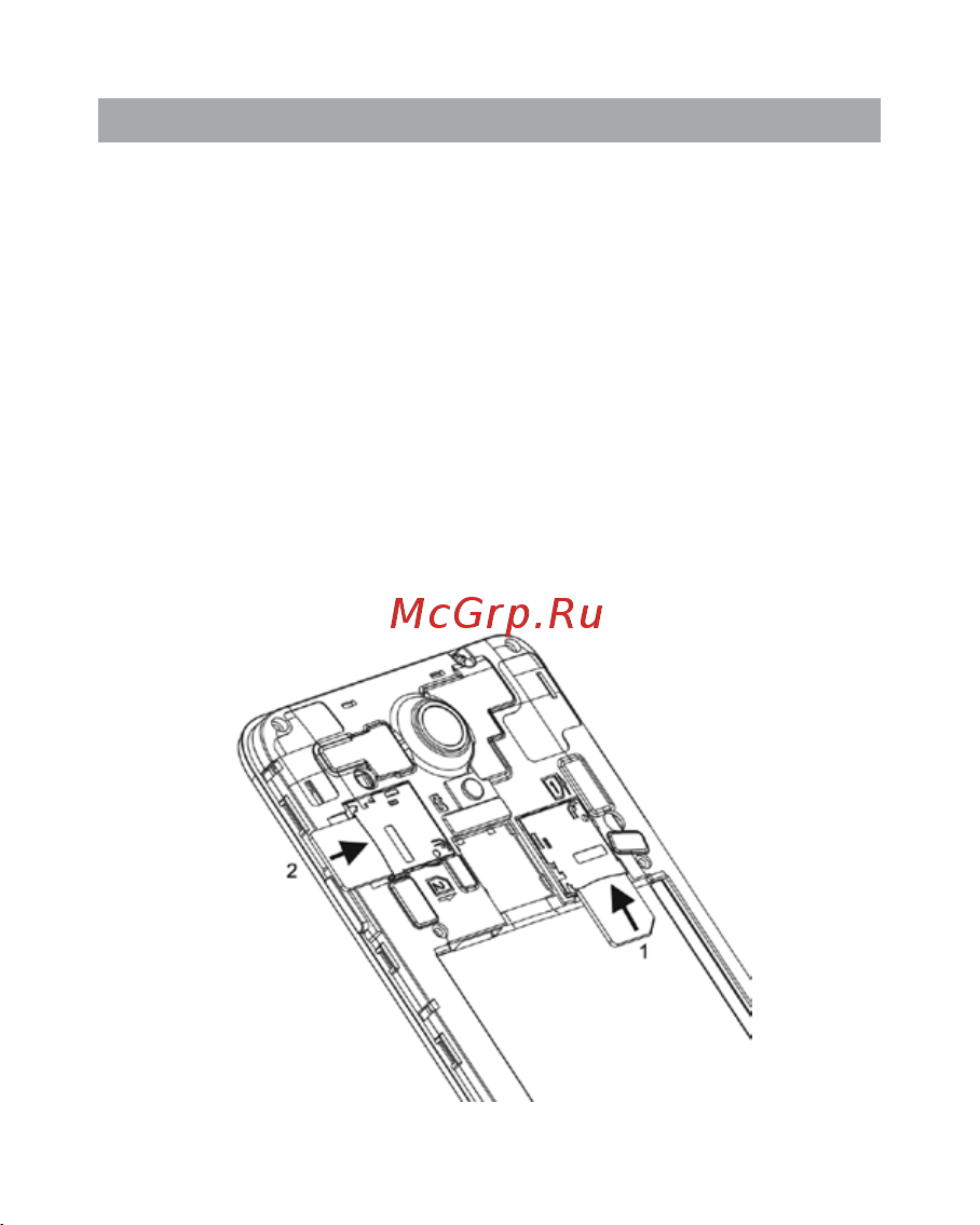 Texet TM-5072 X-maxi [13/46] Установка sim карт