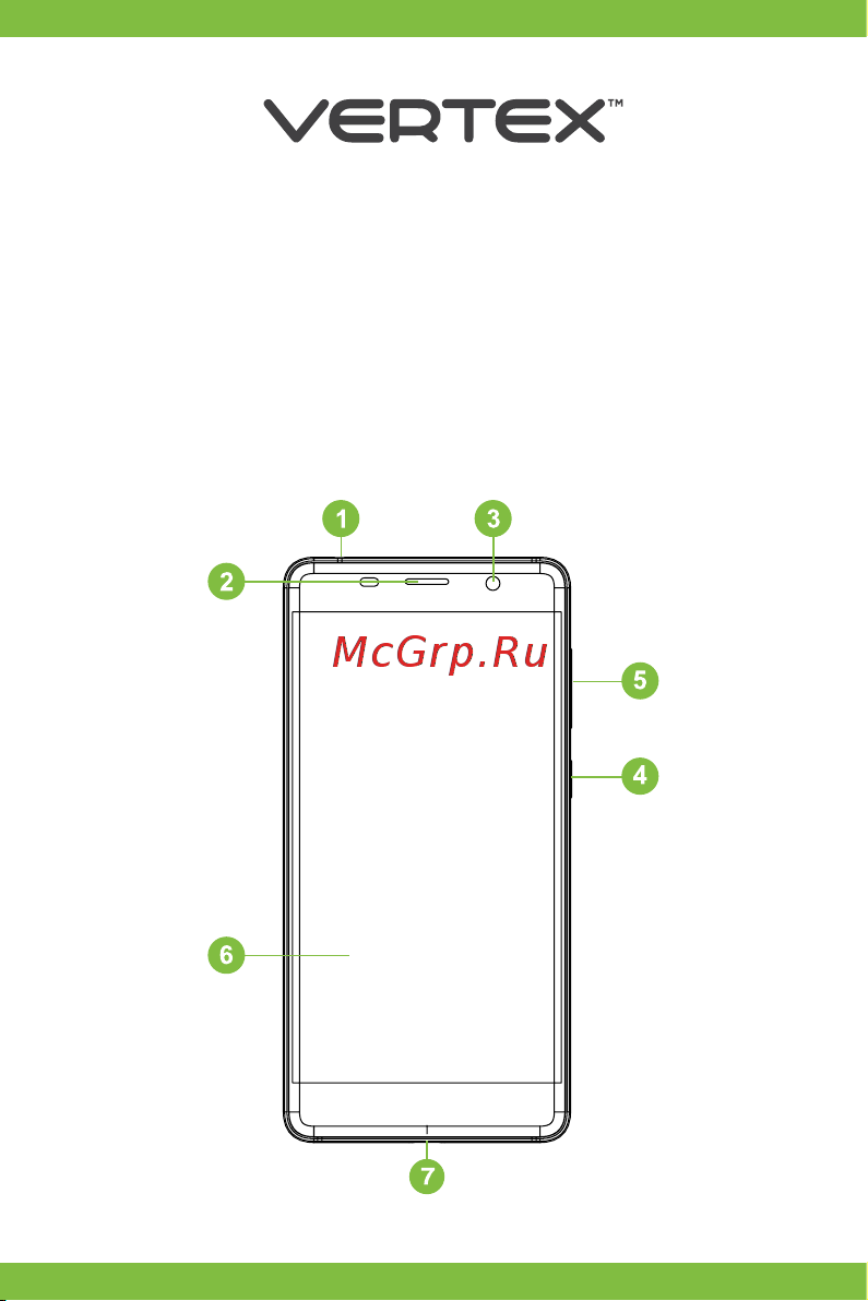 Vertex Impress Genius (4G) Руководство по эксплуатации онлайн