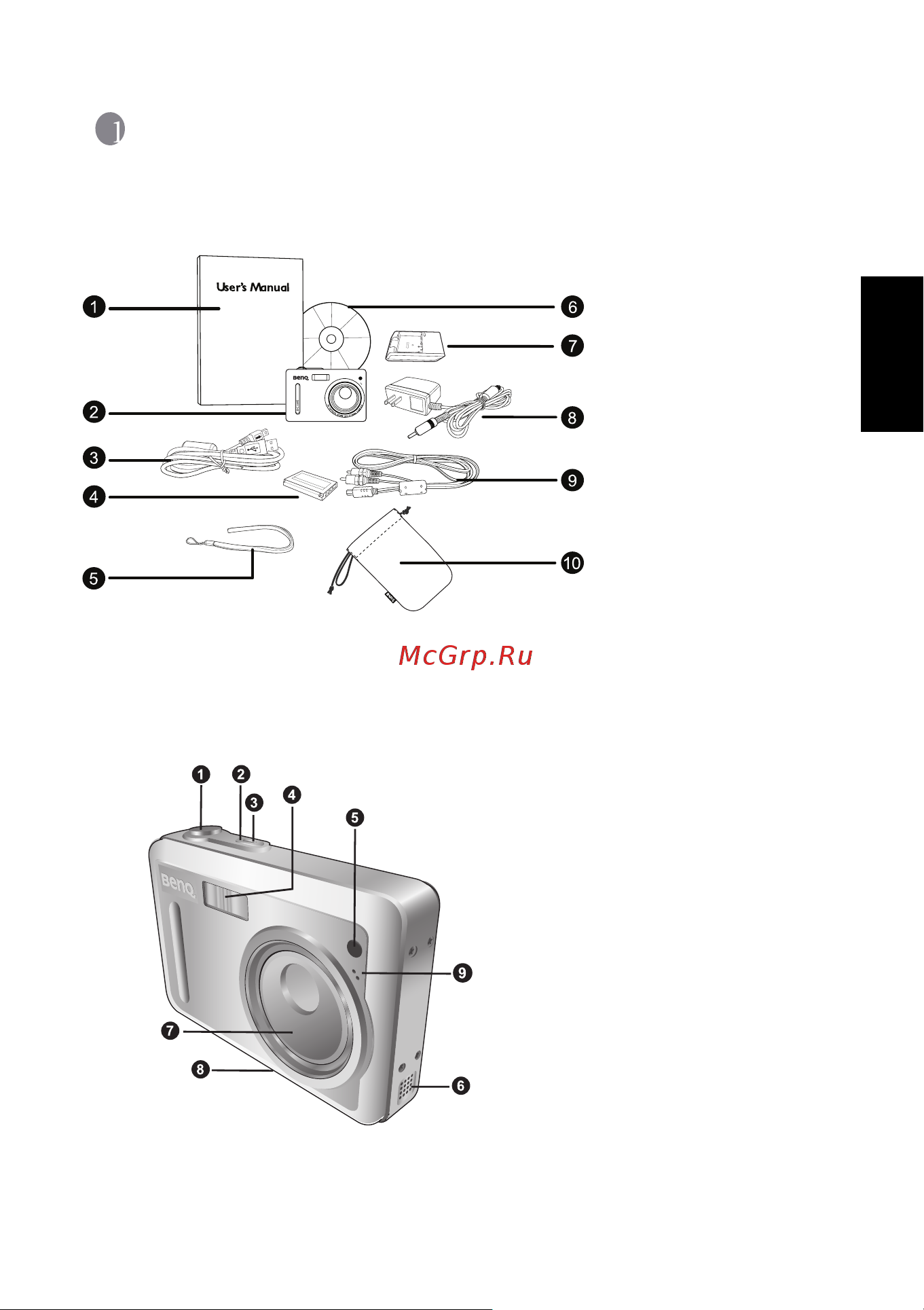 Benq DC E605 Руководство по эксплуатации онлайн [5/32] 739720