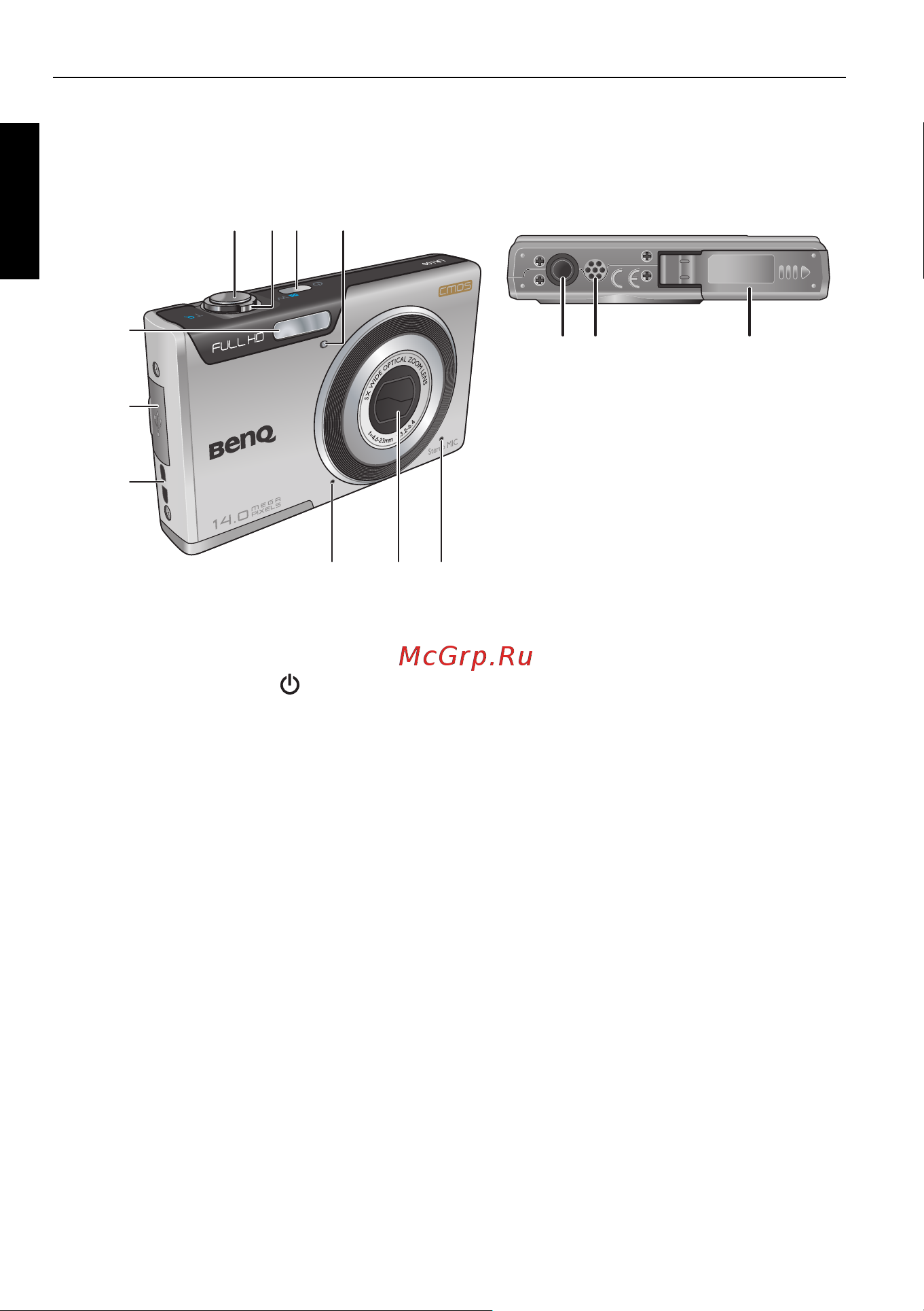 Benq LR100 [10/72] Вид спереди и снизу