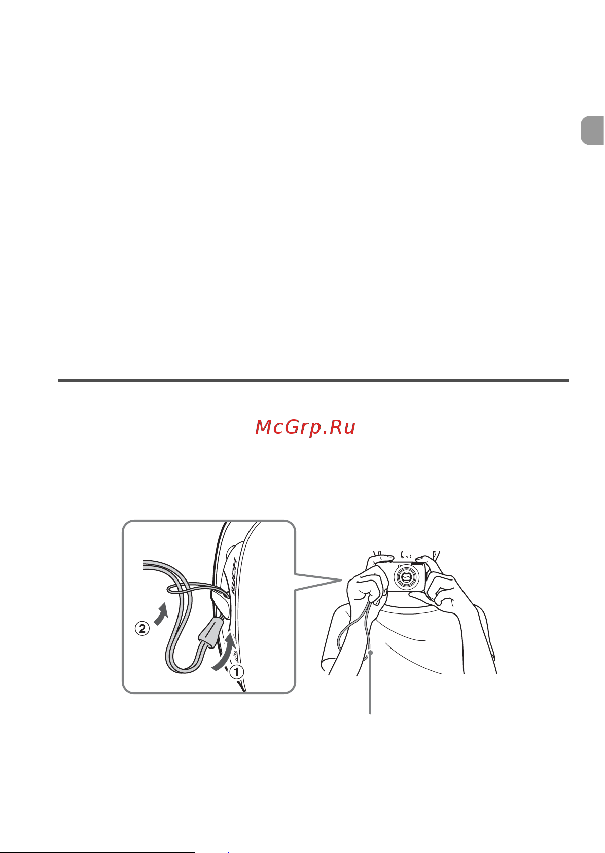 Canon IXUS 110IS [13/157] Закрепление ремня как правильно держать камеру