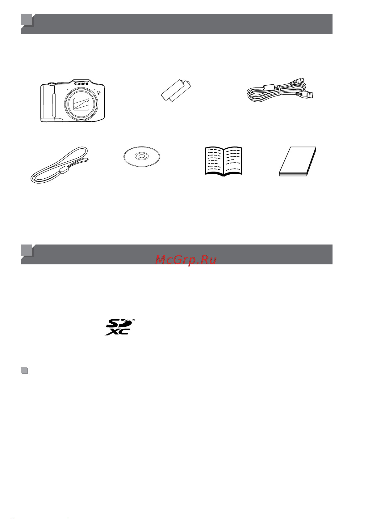 Canon PowerShot SX160 IS [2/211] Карты памяти sdx