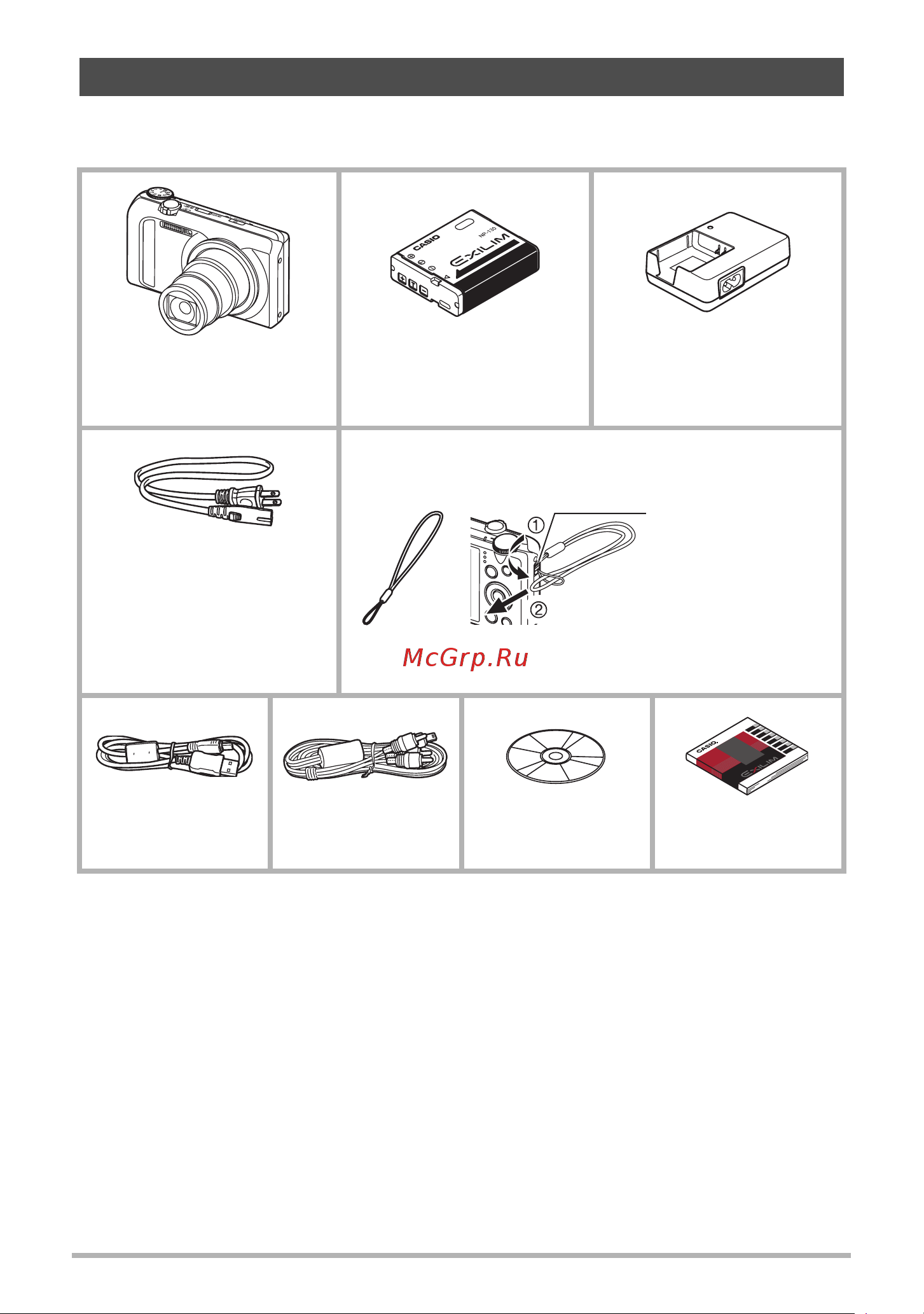 Casio EX-ZR100 Руководство по эксплуатации онлайн [2/205] 739978