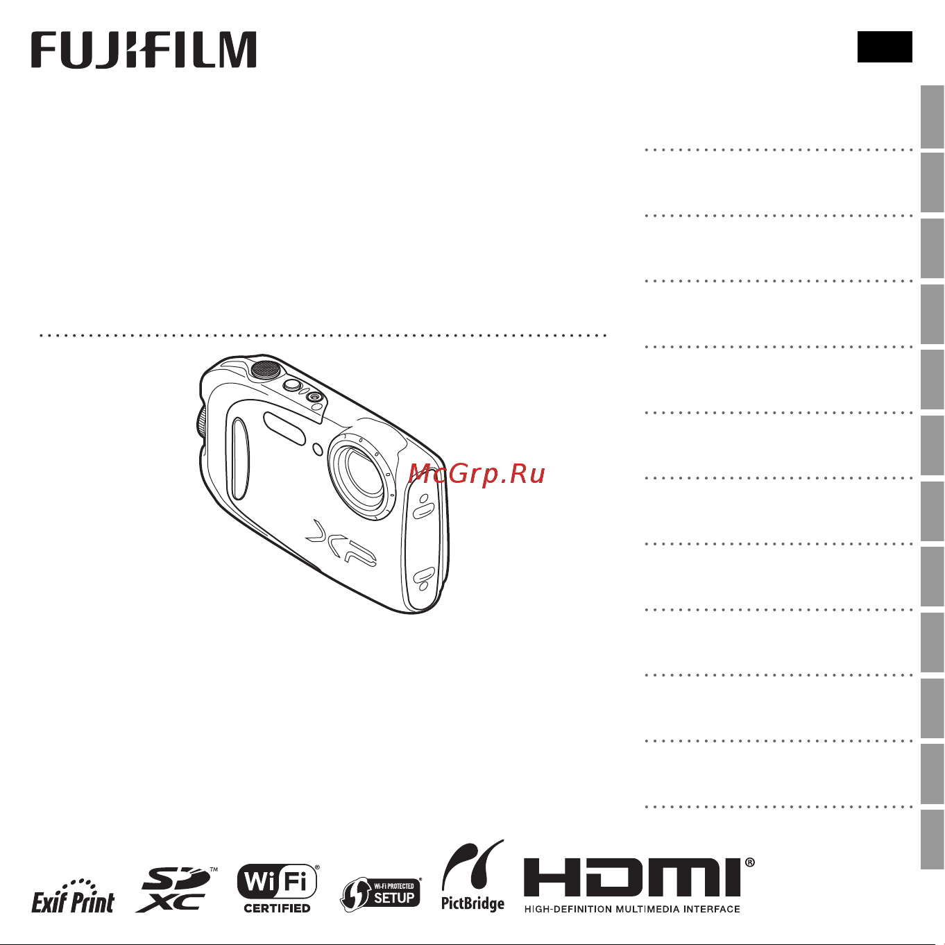 Fujifilm FinePix XP70 Руководство по эксплуатации онлайн