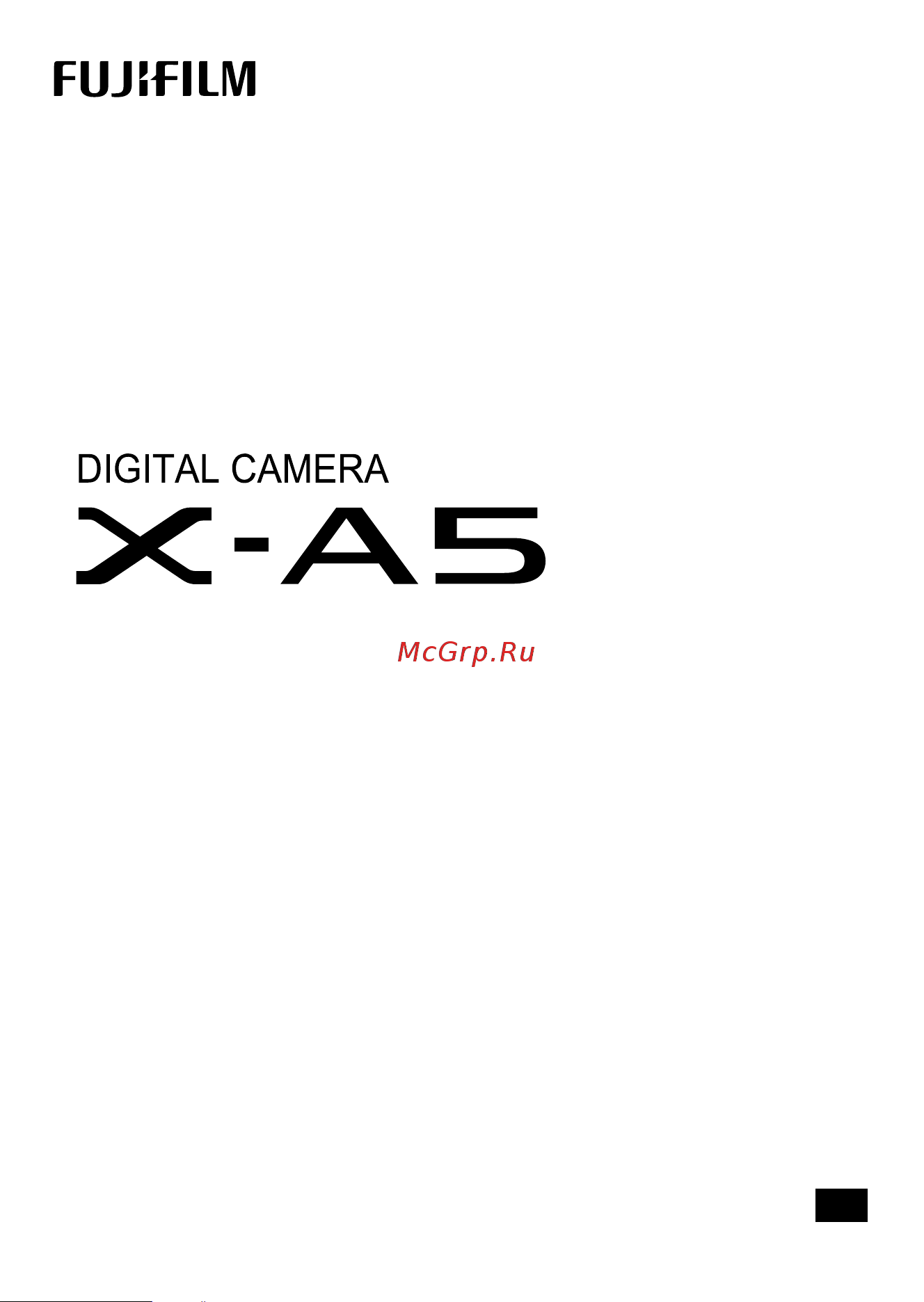 Fujifilm X-A5 Руководство по эксплуатации онлайн