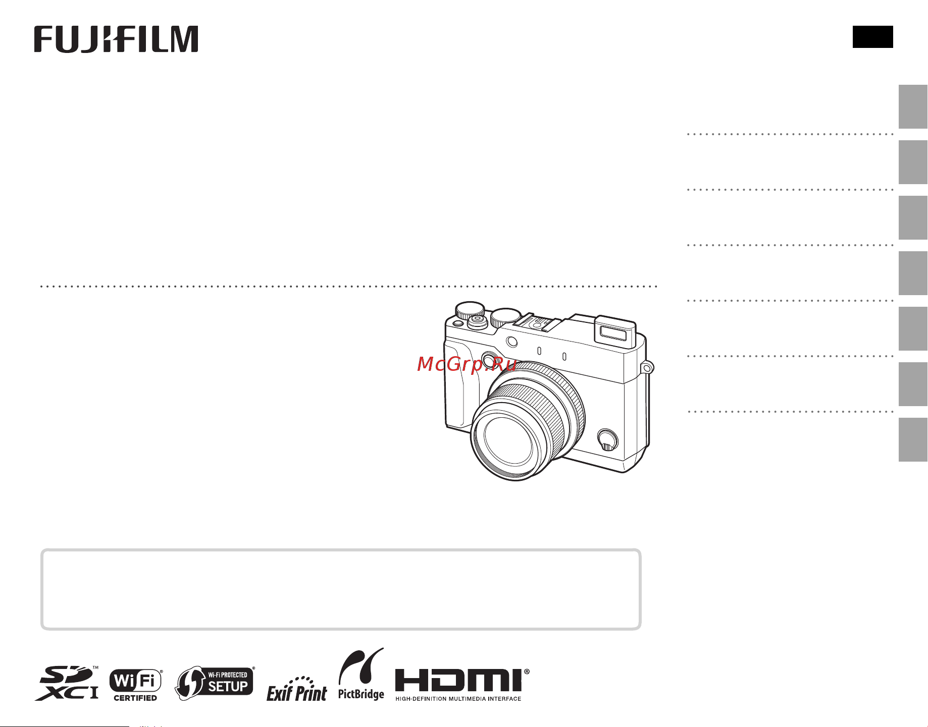 Fujifilm X30 Руководство по эксплуатации онлайн