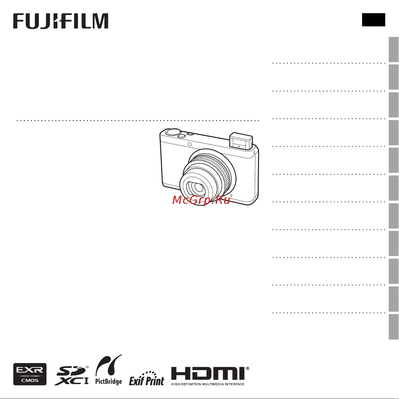 Fujifilm XF1 Руководство по эксплуатации онлайн