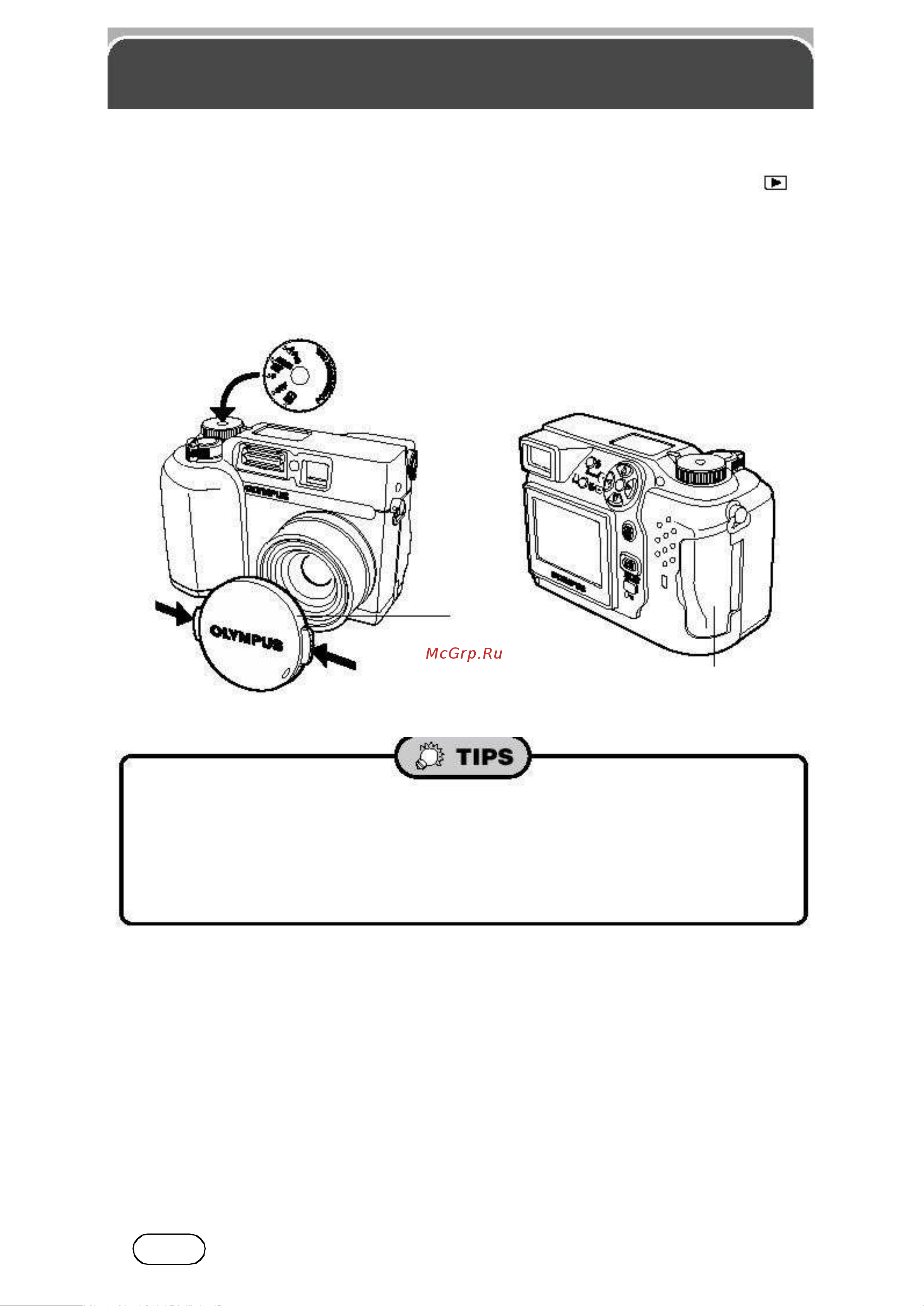 Olympus C-3020 Zoom [18/65] Âêëþ åíèå êàìåðû