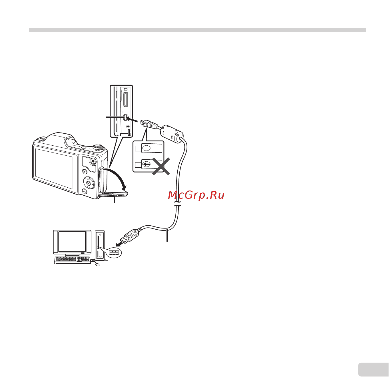 Olympus SZ-15 [43/75] Подключение к компьютеру