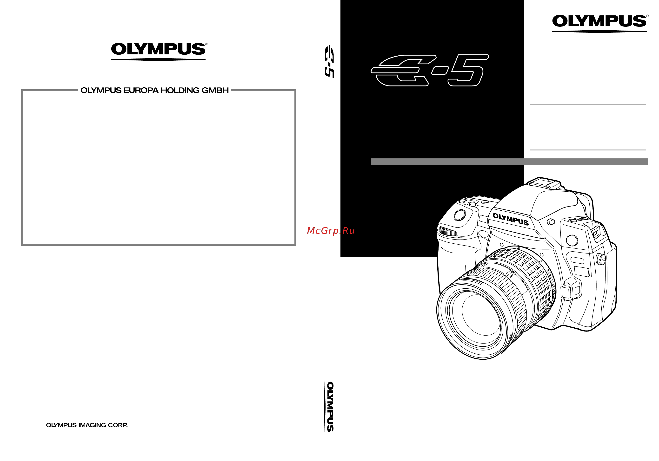 Olympus E-5 Руководство по эксплуатации онлайн