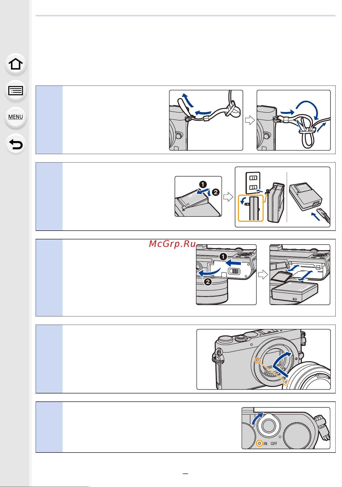 Panasonic DMC-GM5 [4/367] Краткое руководство по началу работы