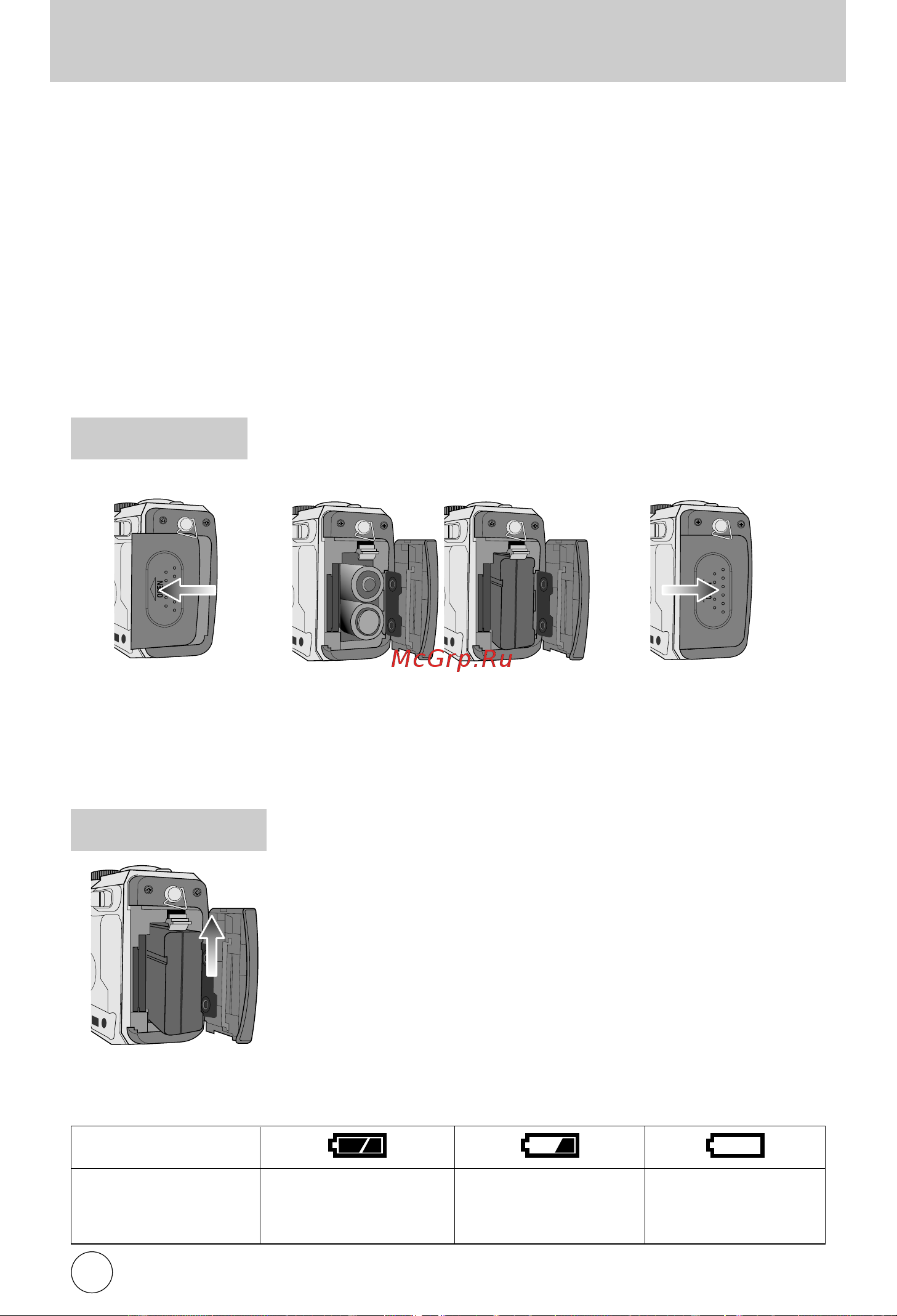 Samsung Digimax V50 [16/124] Одключение источников питания