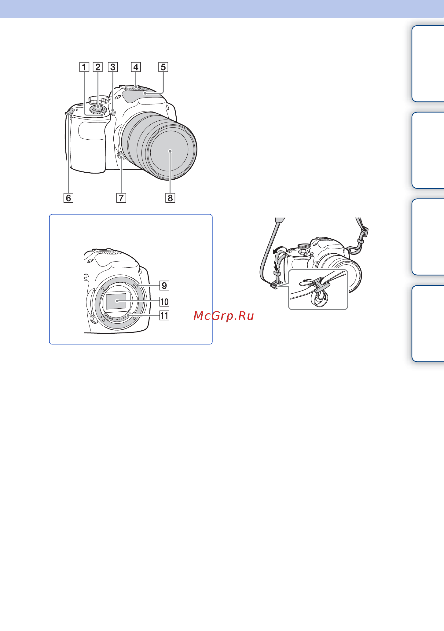 Sony Alpha A3000 (ILCE-3000) [12/207] Компоненты камеры