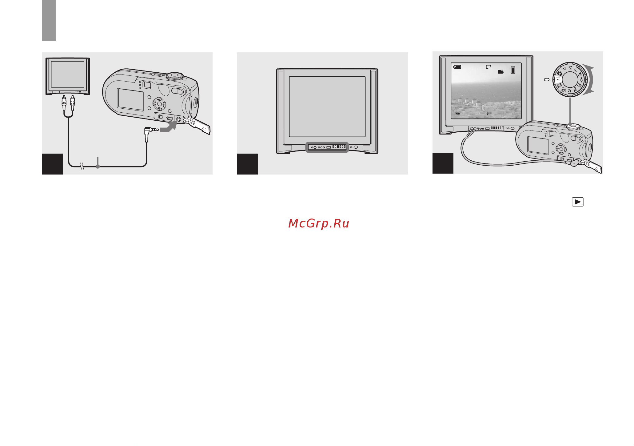 Sony DSC-P93A [42/268] Просмотр изображений на экране телевизора