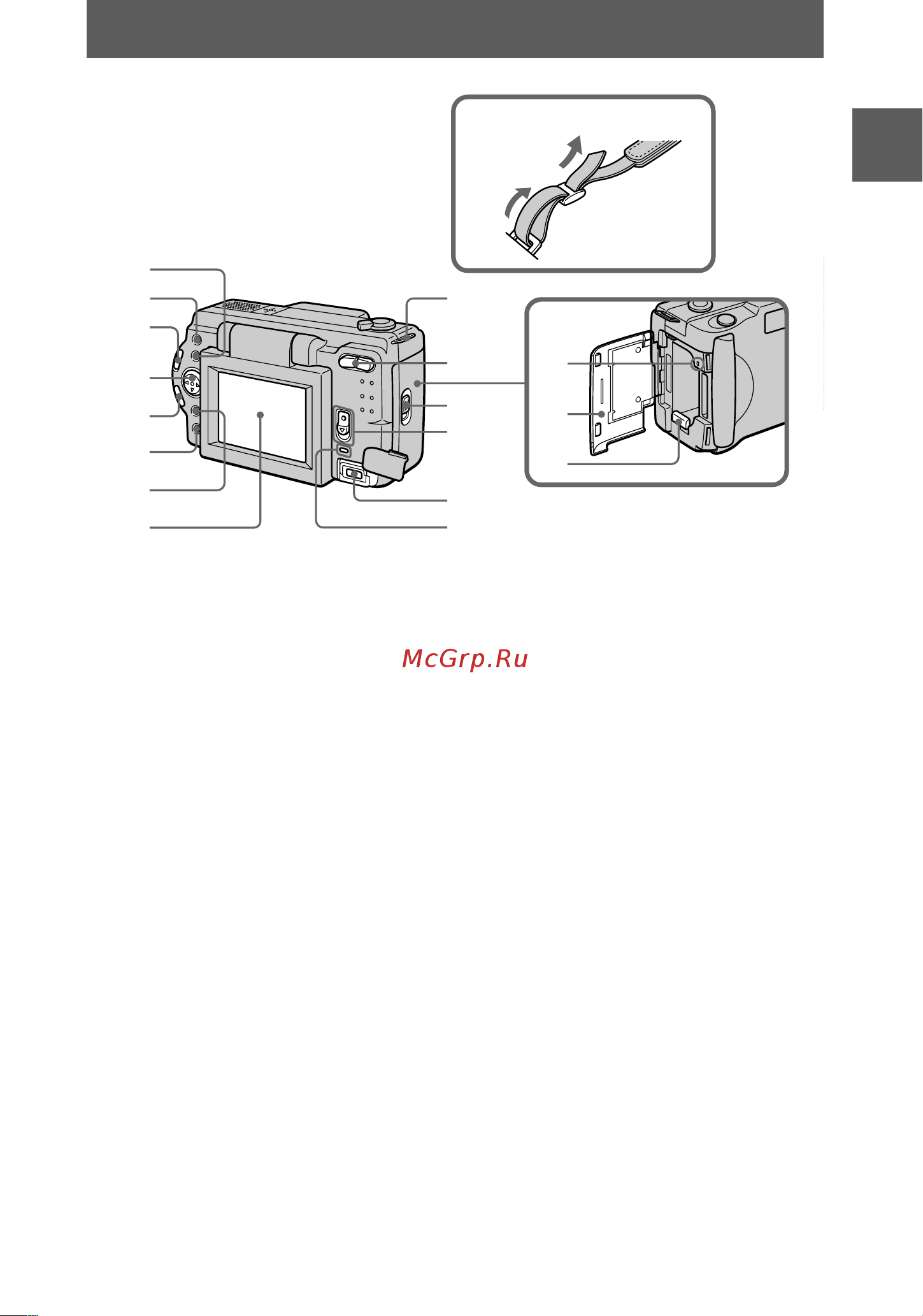 Sony DSC-S30 [7/71] Начальные операции