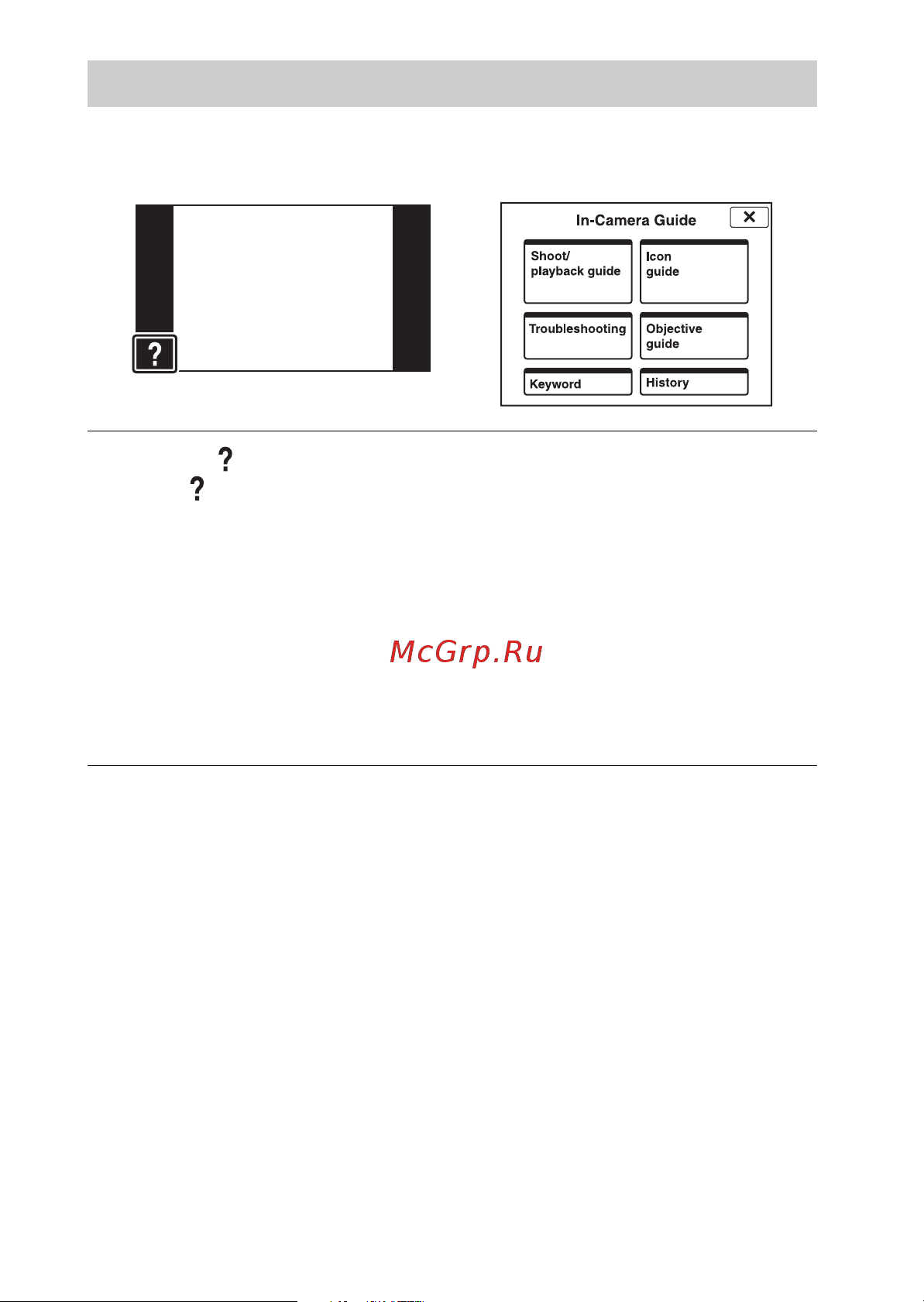 Sony DSC-TX100(V) [18/96] In camera guide