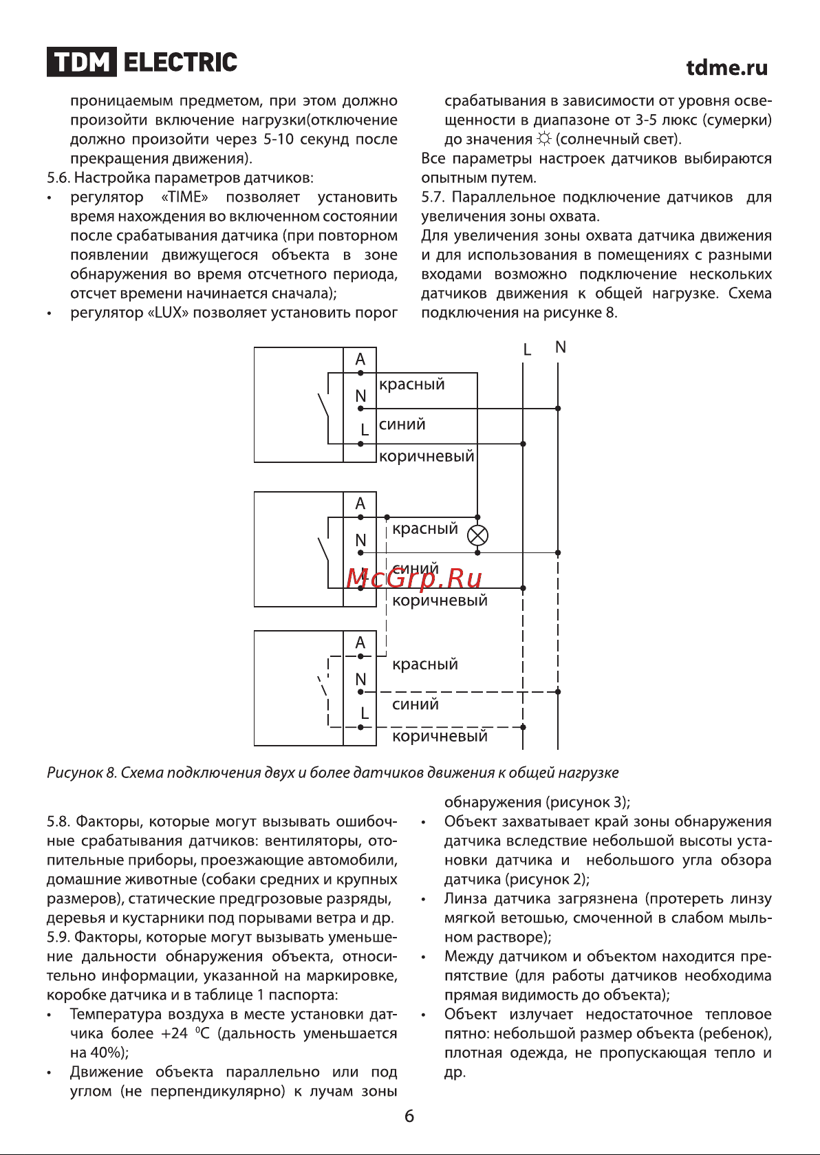 TDM Electric ДДС-02С Руководство по эксплуатации онлайн [6/8] 741153