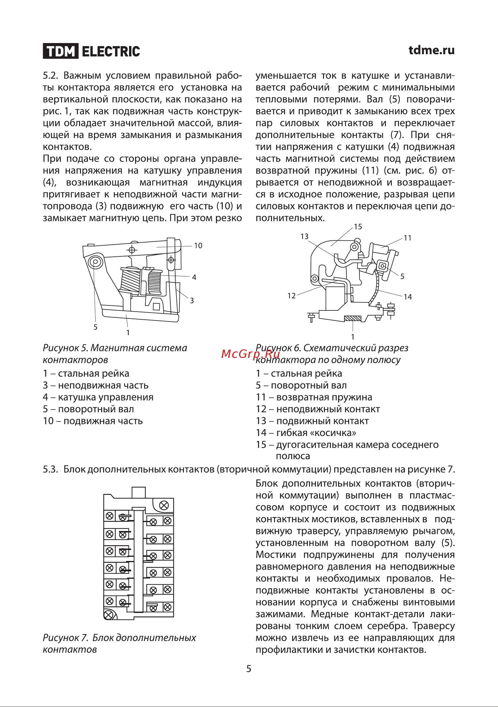 Тдм КТ 6023Б-У3 (380В; 160А) SQ0711-0034 Руководство по Эксплуатации онлайн [5/8] 816404