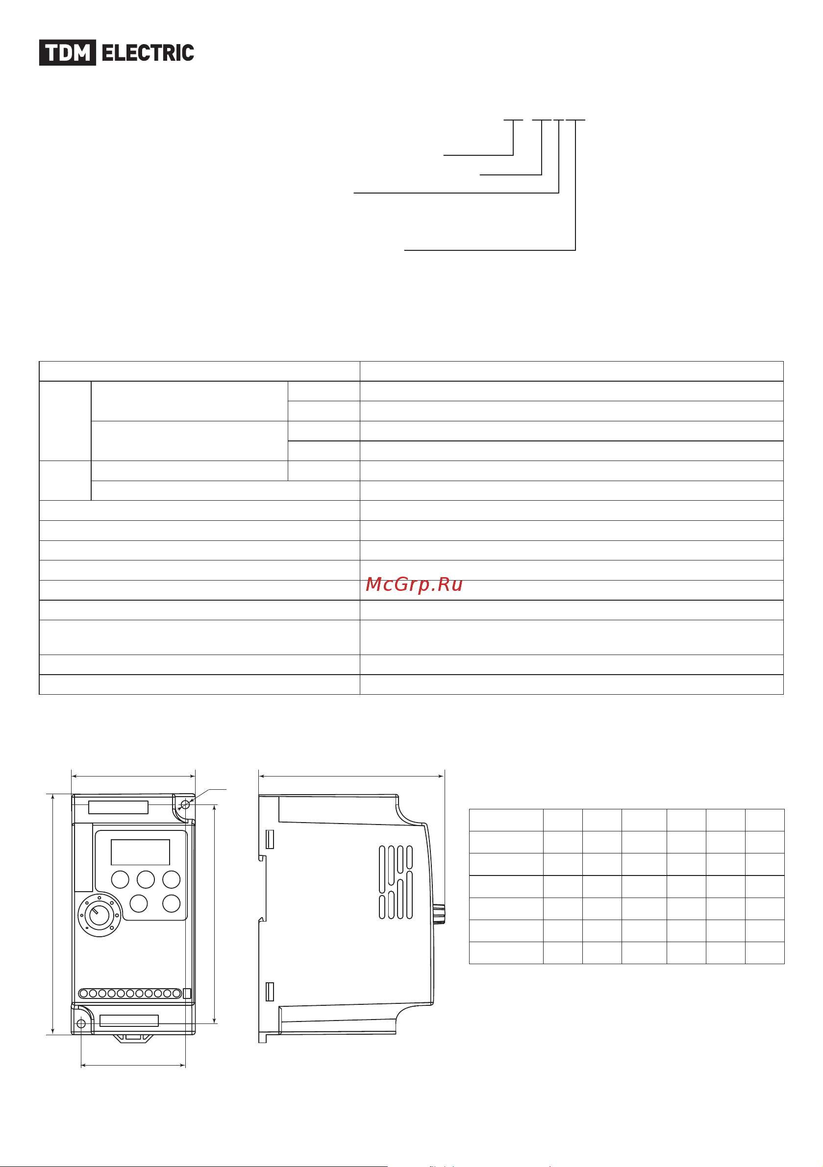 TDM Electric ПЧ-00H75 SQ0749-0001 [2/16] Tdme ru