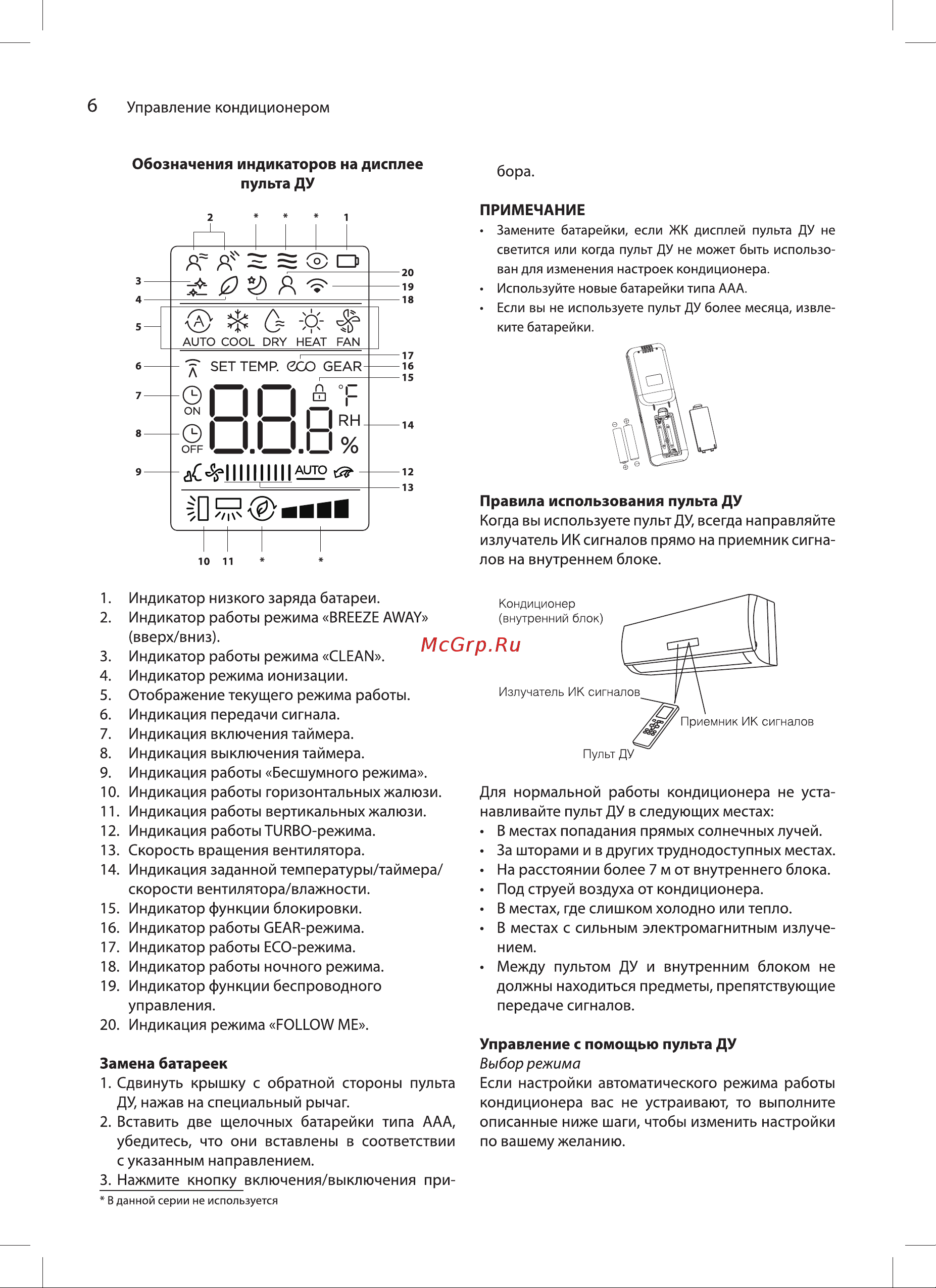 Ballu BSNI-13HN8 Boho Full-DC inverter Инструкция по эксплуатации онлайн [6/24] 744366