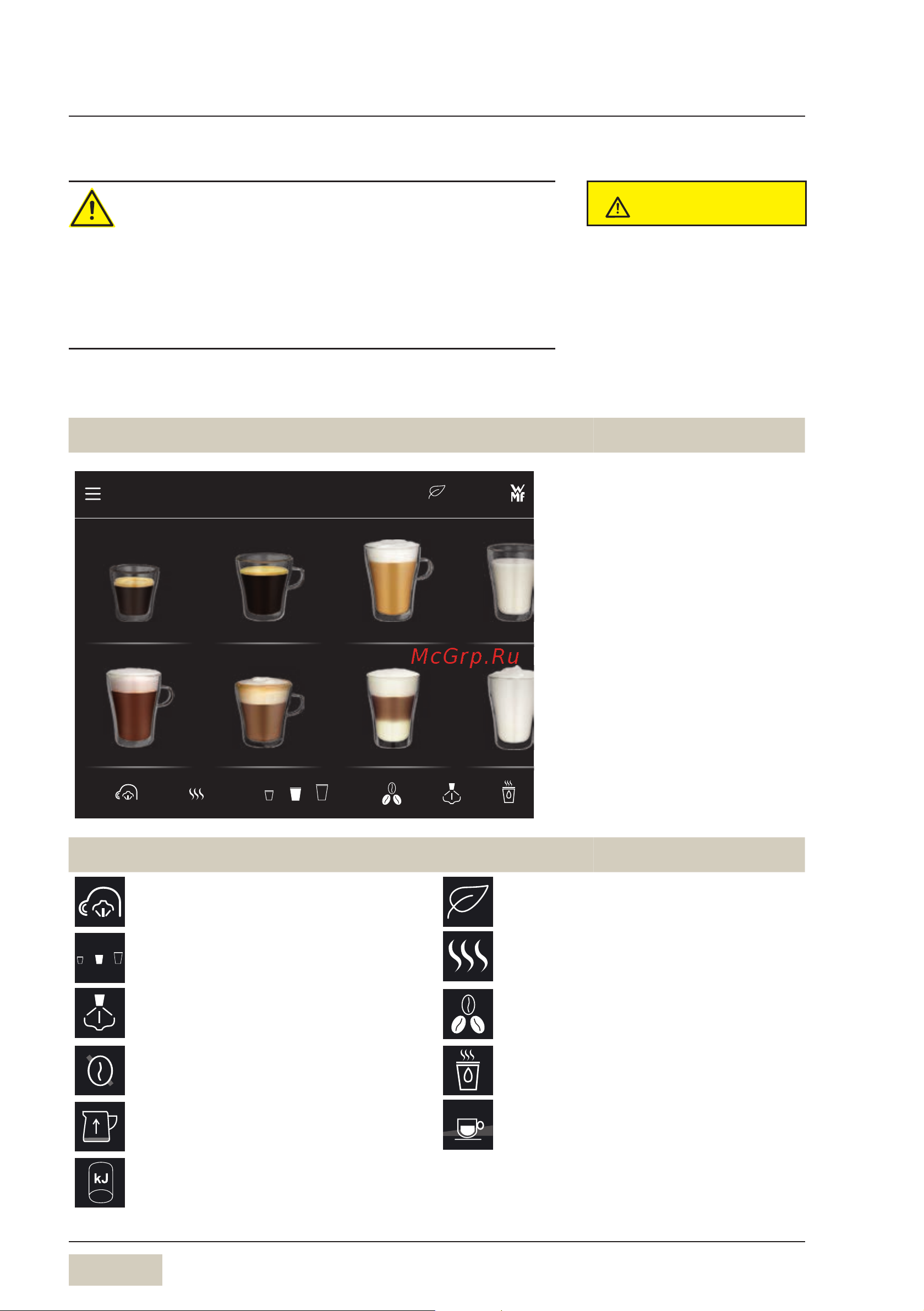 WMF WMF 1500 S+ 03.1920.0060 [32/120] Программное обеспечение
