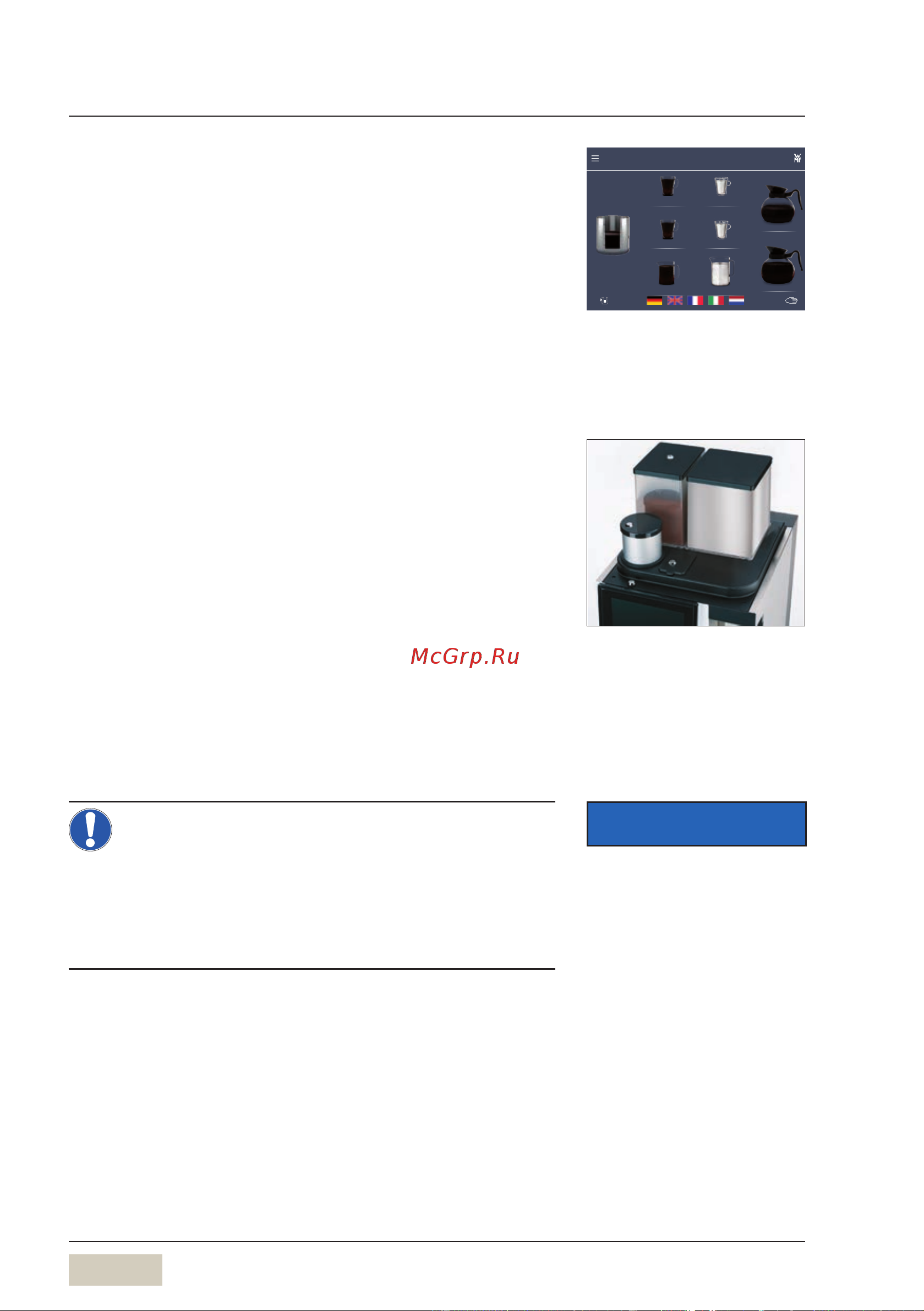 WMF 9000 F 03.8900.0010 [26/88] Специальные кнопки опция