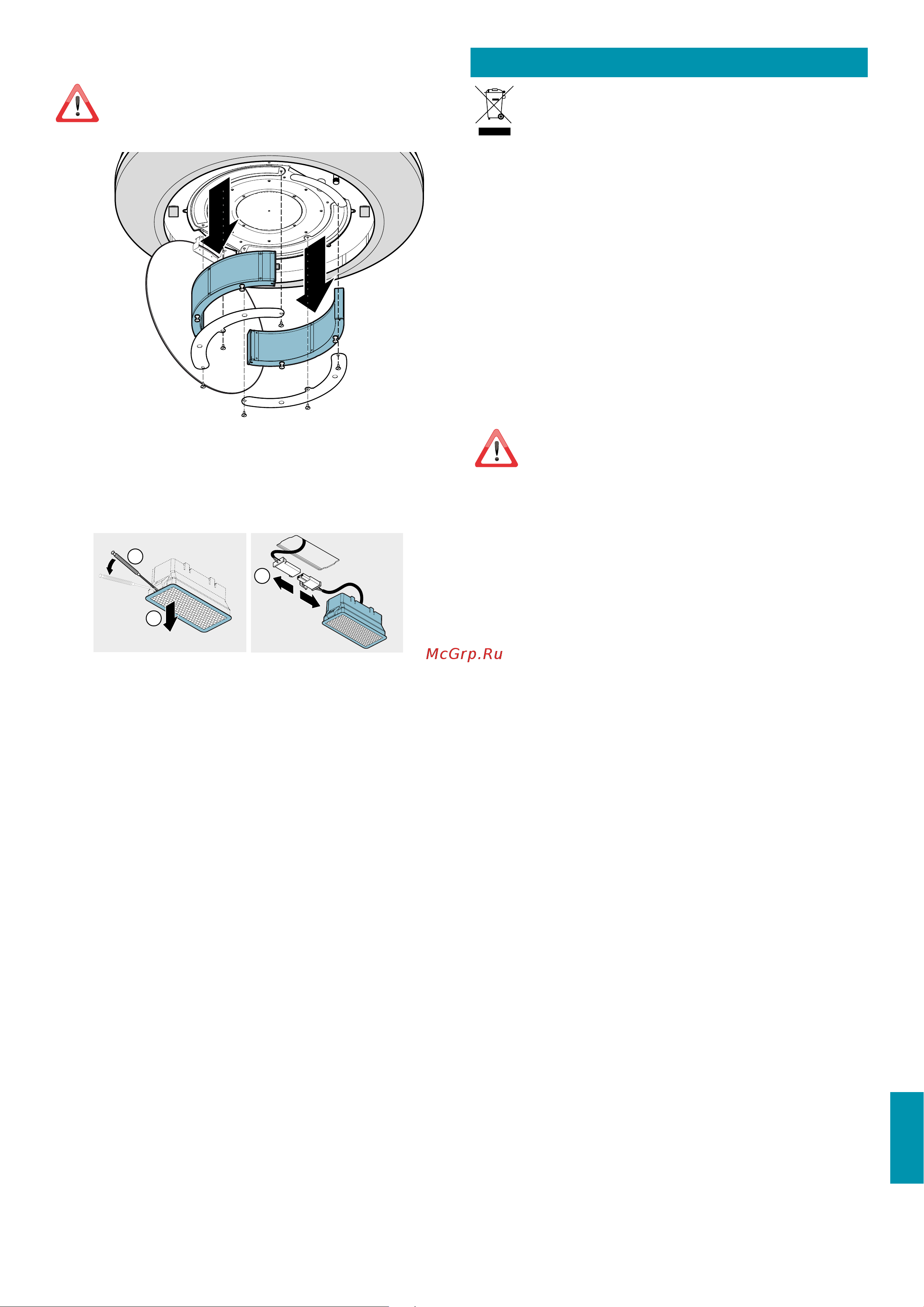 Falmec LOOP IS.74 MATT WHITE CLQN74.E0P7#ZZZB461F [67/72] Hävittäminen käytön loputtua