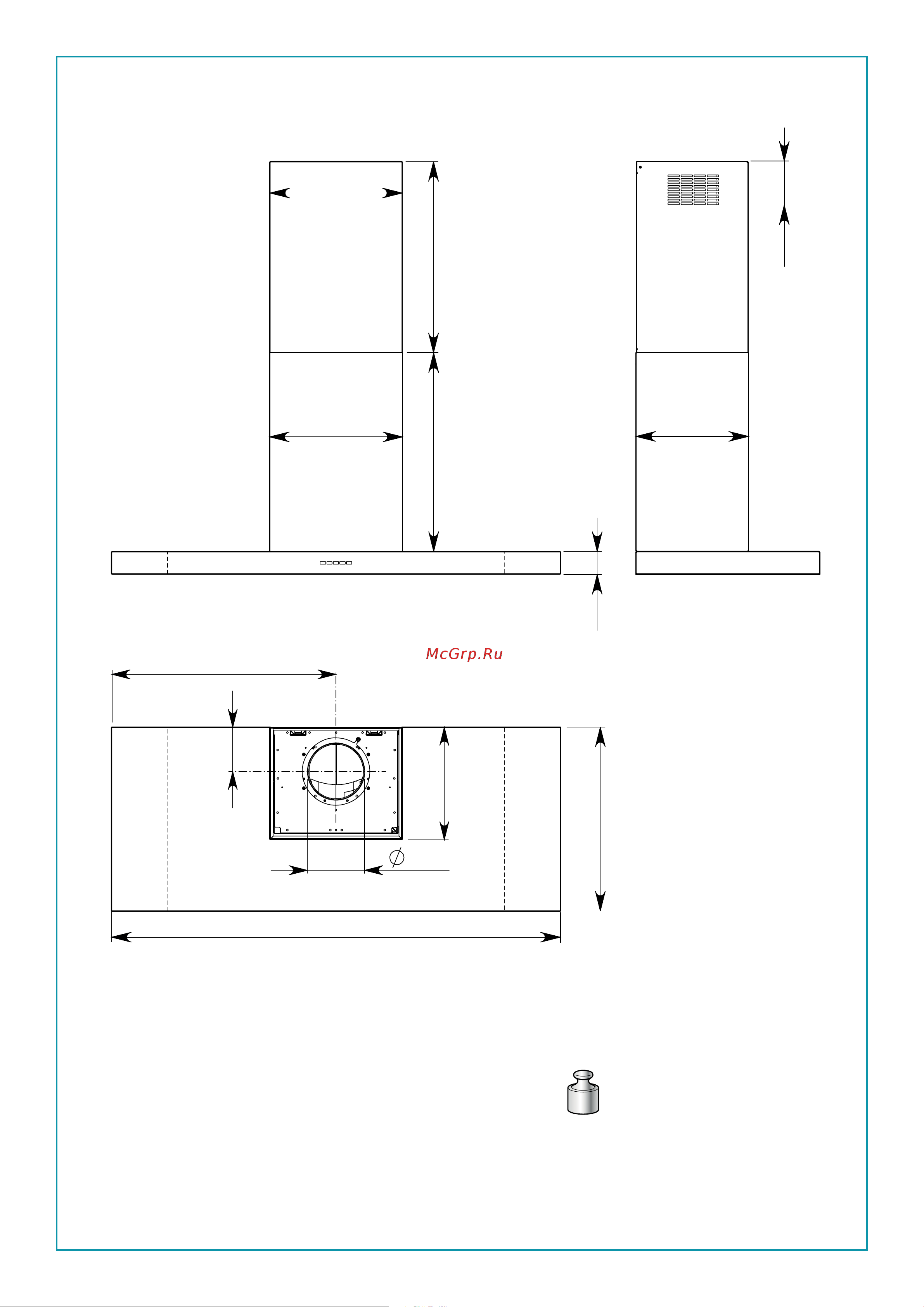 Falmec LUMEN NRS CLUN90.E14P2#NEUI490F [4/72] Plane 90 34 kg plane 120 36 kg