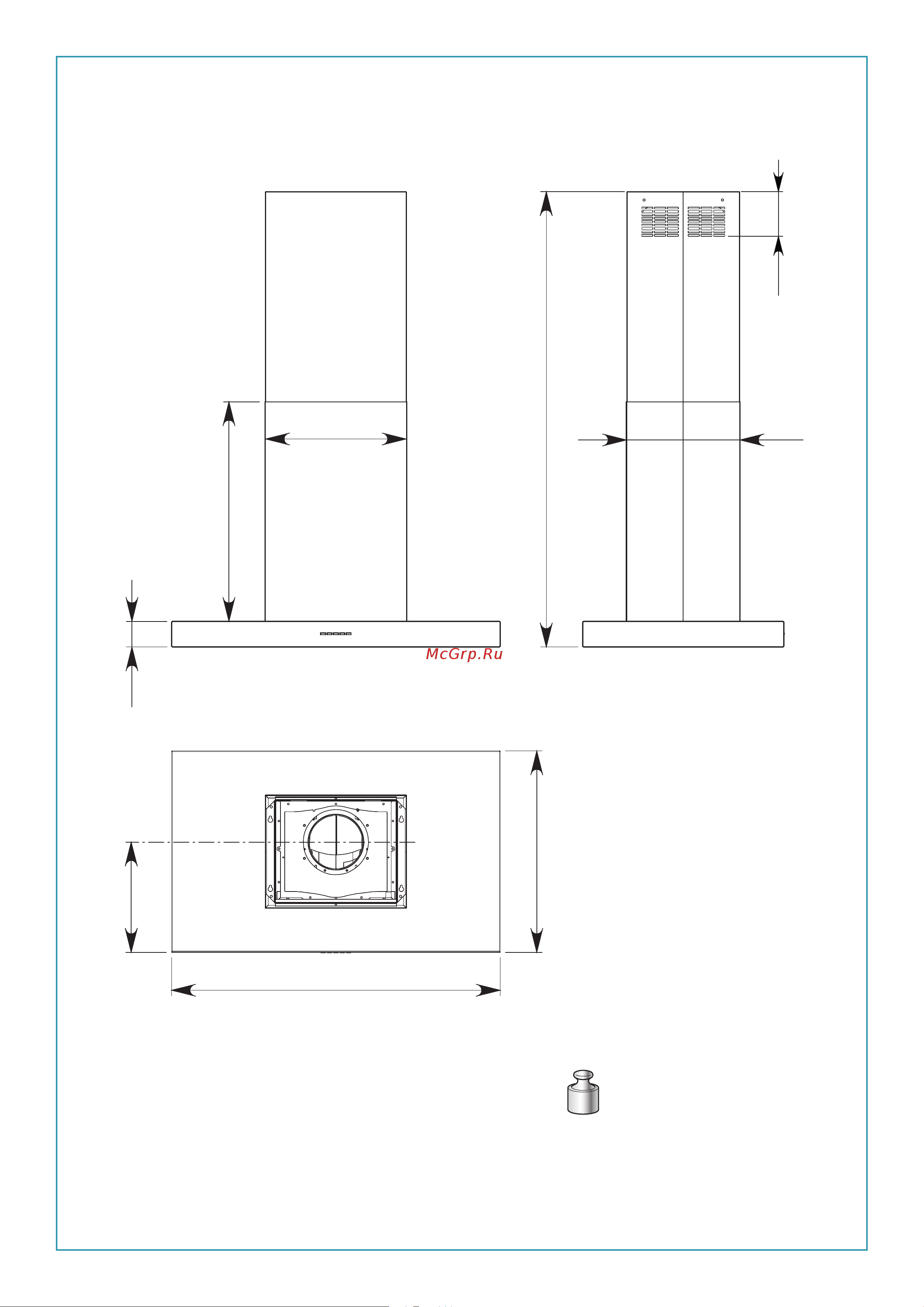Falmec PLANE ISOLA NRS 90 CPLI90.E18P2#ZZZI490F [5/64] Plane 90 42 kg plane 120 44 kg