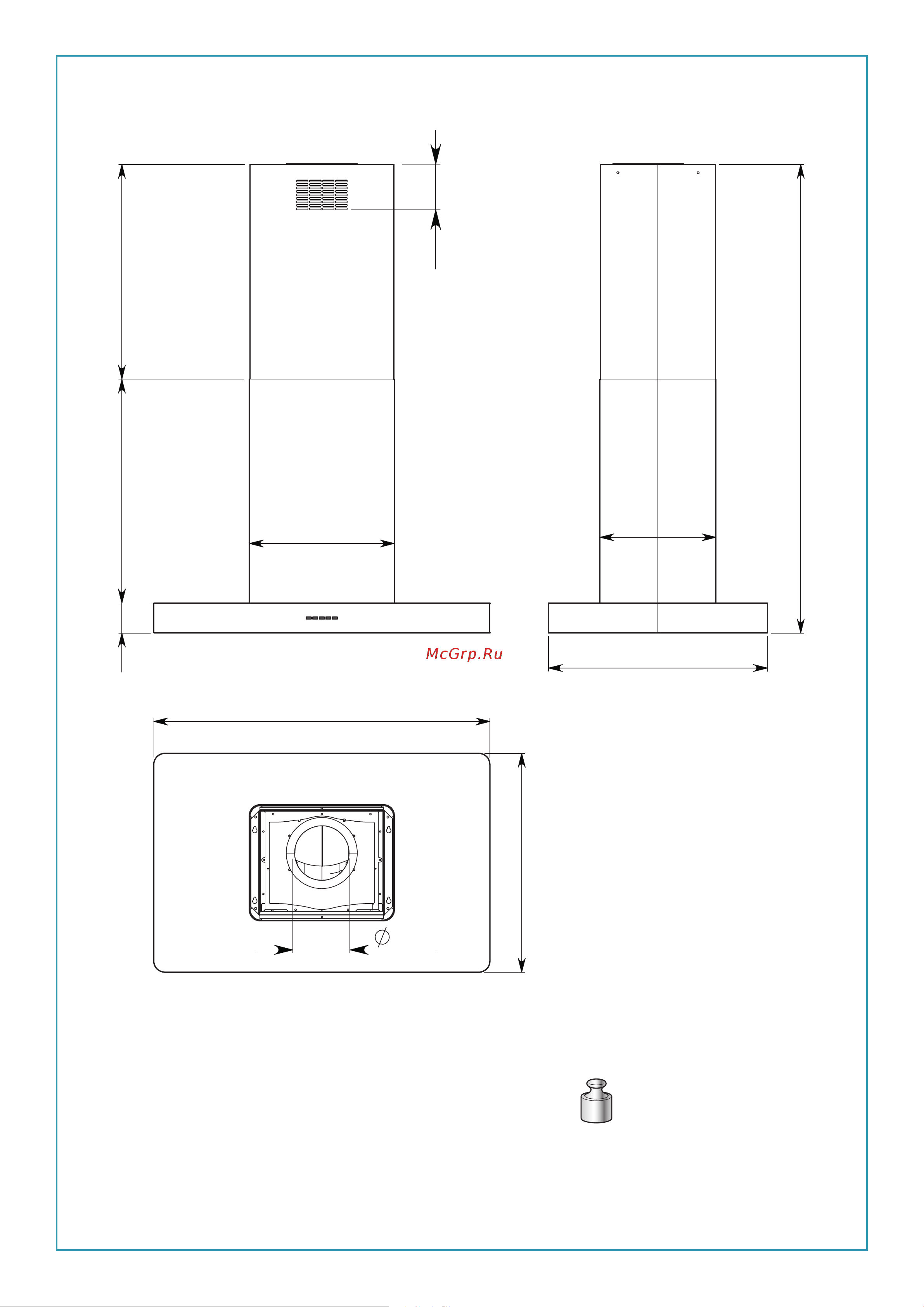 Falmec PLANE ISOLA NRS 90 CPLI90.E18P2#ZZZI490F [6/64] Stilo 52 kg