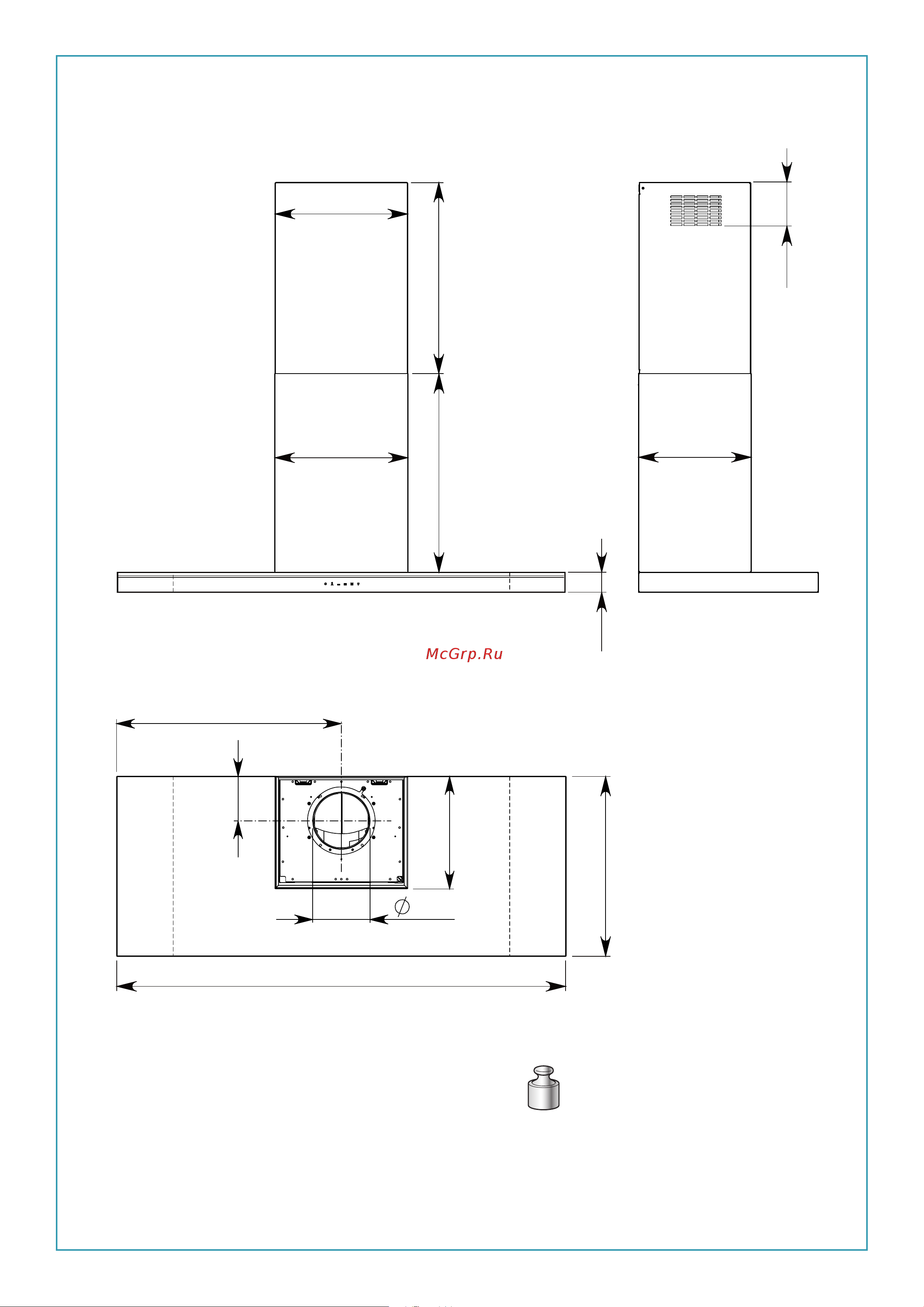 Falmec LUMINA NRS GLASS STEEL CLMN20.00P2#NEUI490F [3/72] Lumina 90 36 kg lumina 120 41 kg