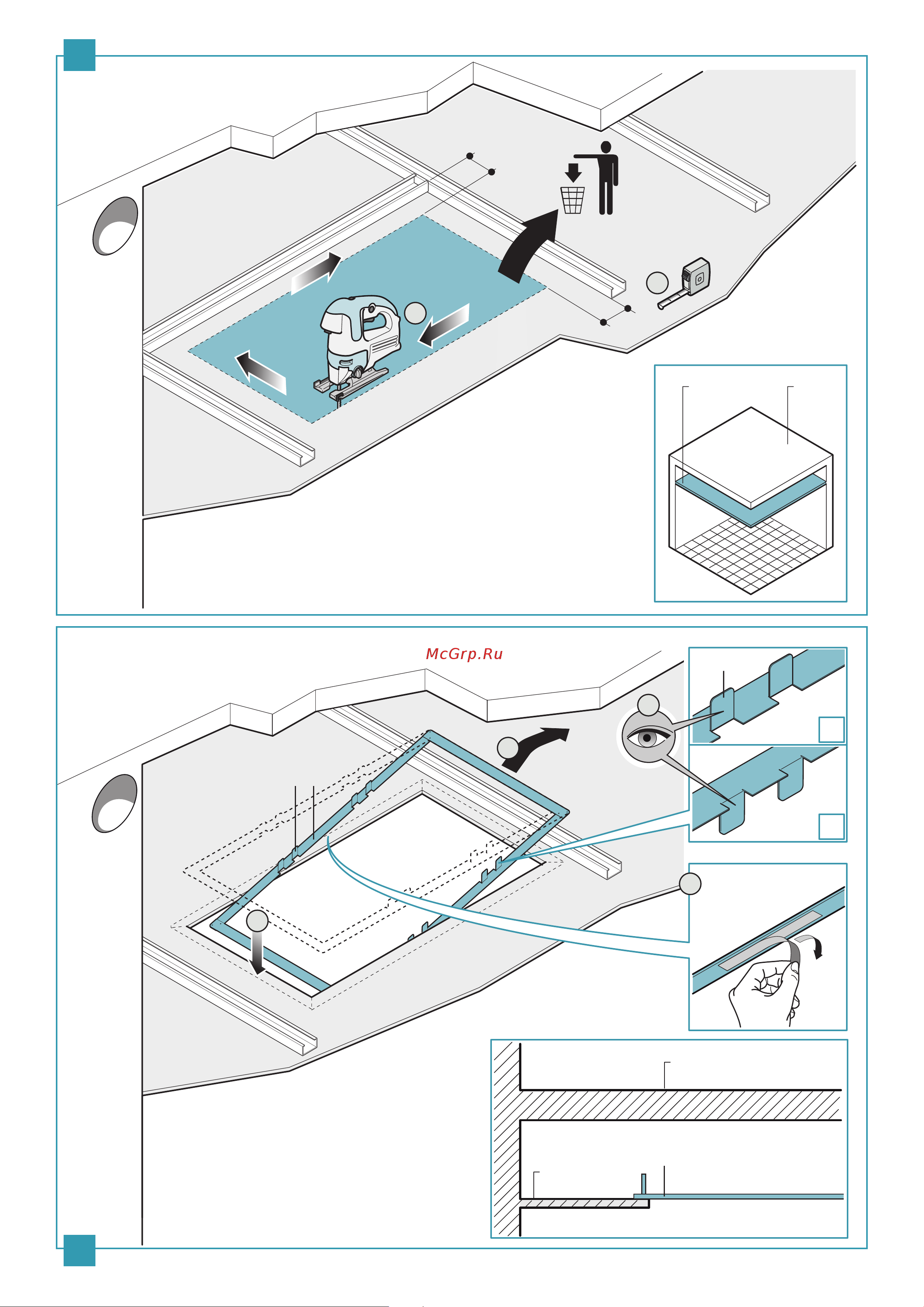 Falmec STELLA ISOLA 90 CSMI90.E1P2#ZZZB400F [8/88] False ceiling controsoffitto