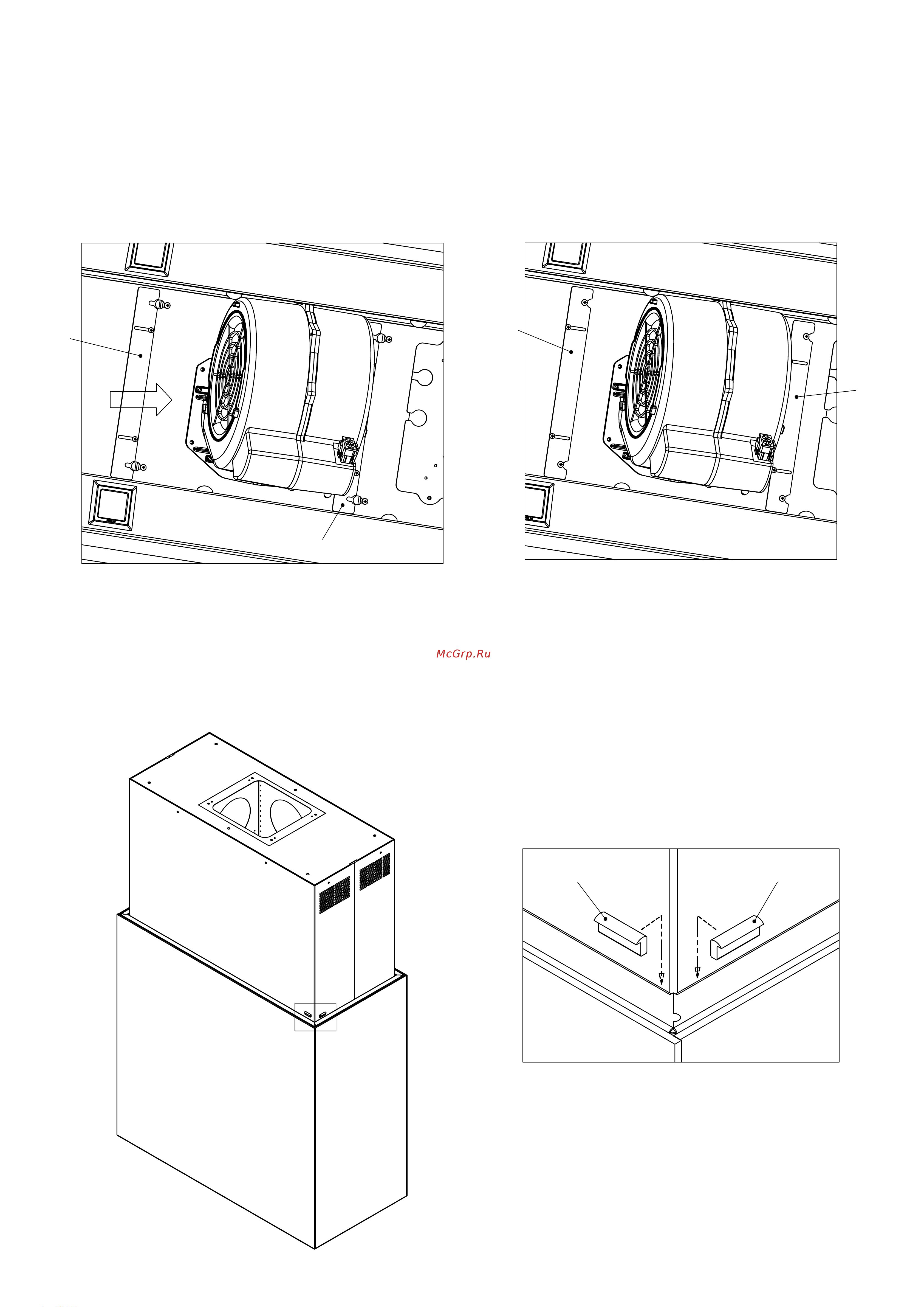 Falmec LAGUNA WHITE 60 [2/2] Mount 8 gaskets b between the hood and the extension as shown