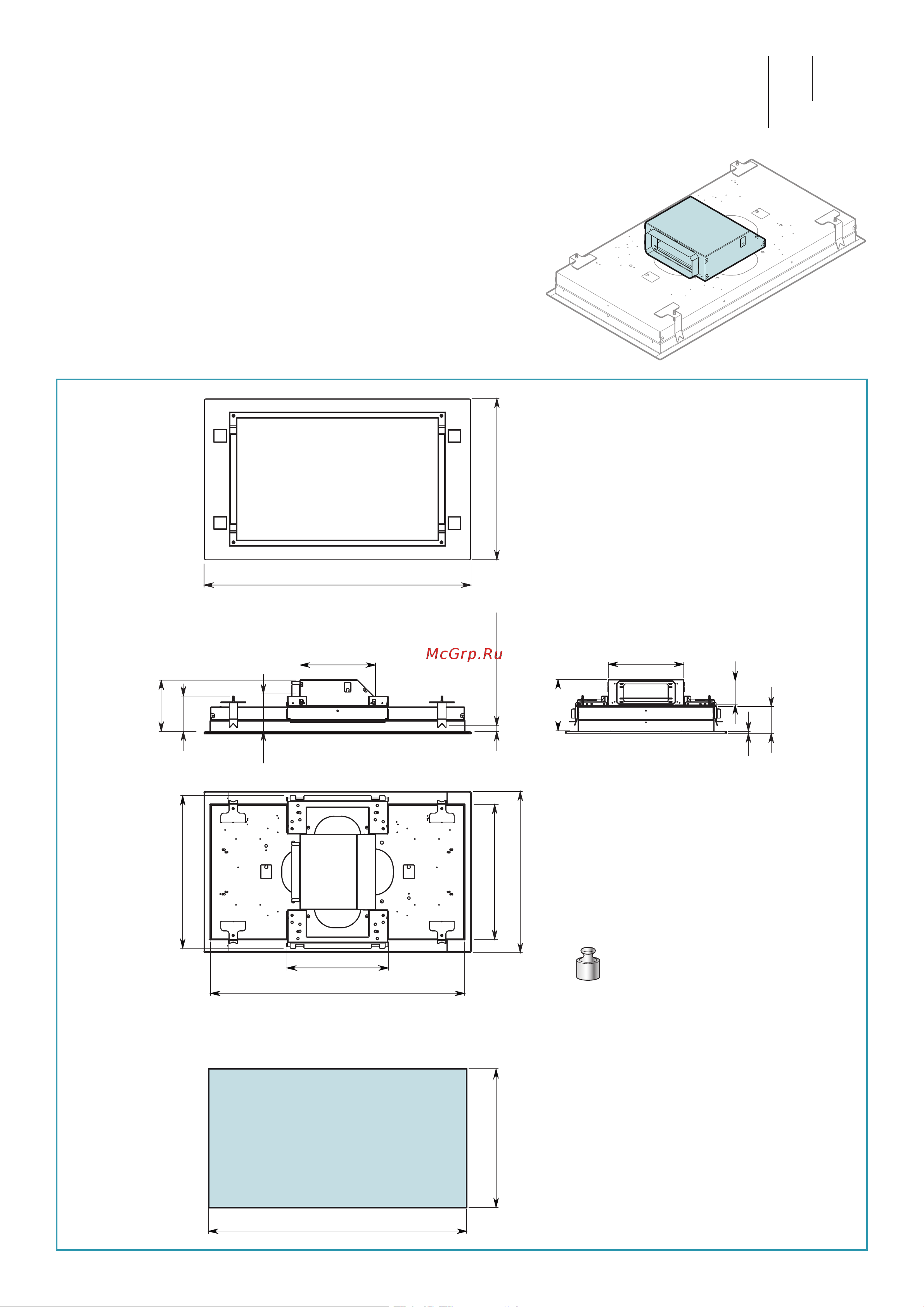 Falmec SIRIO ISOLA 90 CSJI90.E3P2#ZZZF400F [4/68] Dimensione foratura hole sizes