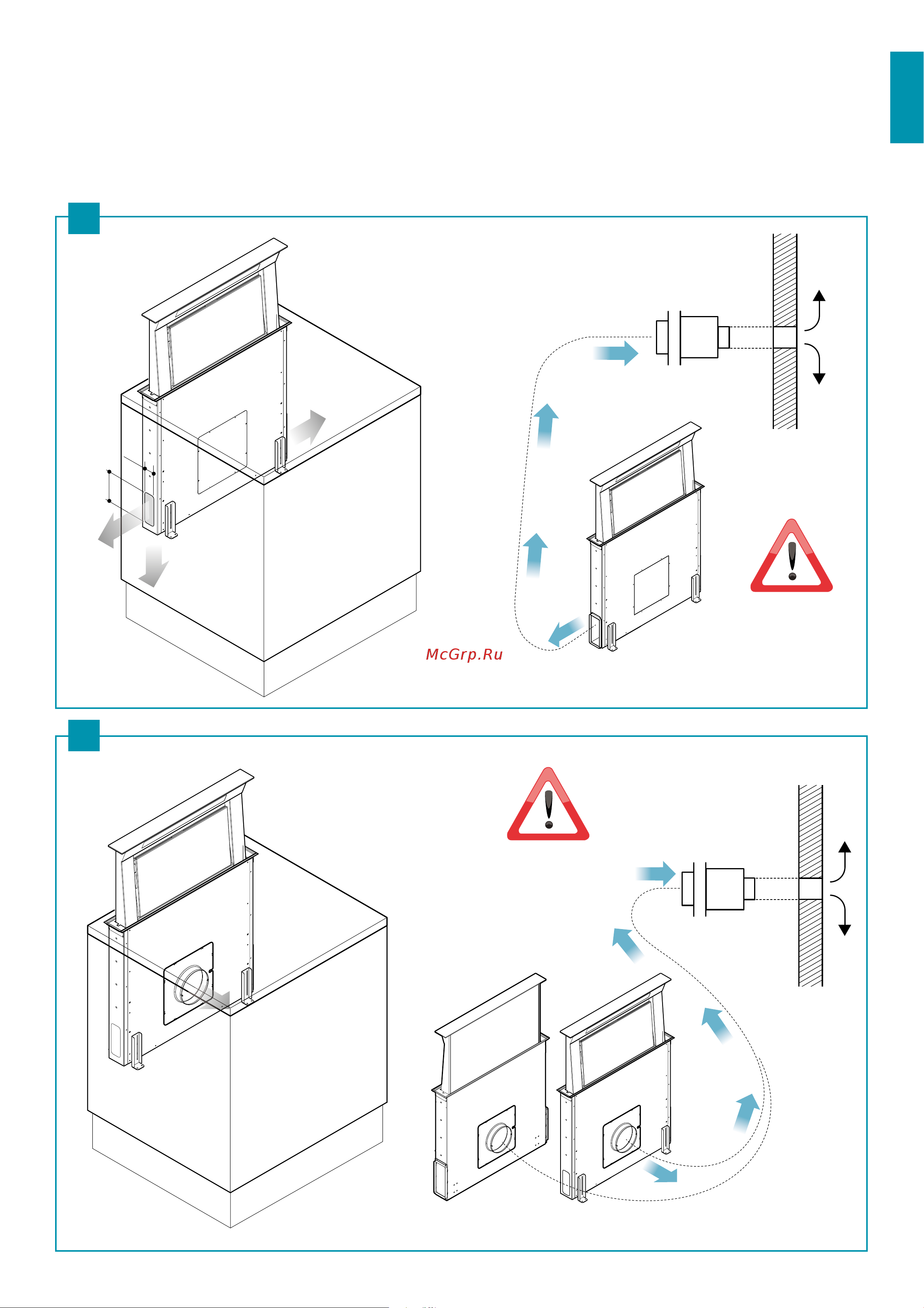 Falmec DOWNDRAFT STEEL CDDW90.E1P2#ZZZI400F [13/72] Italiano